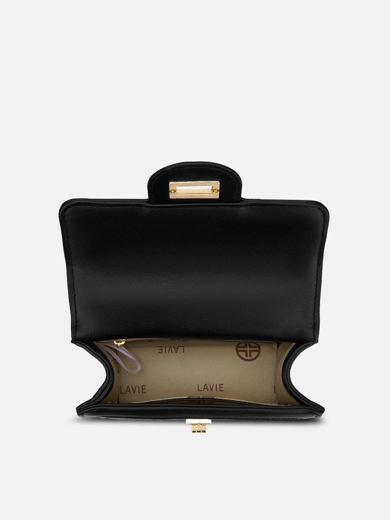 Briza Flap Extra Small Satchel Bag Black