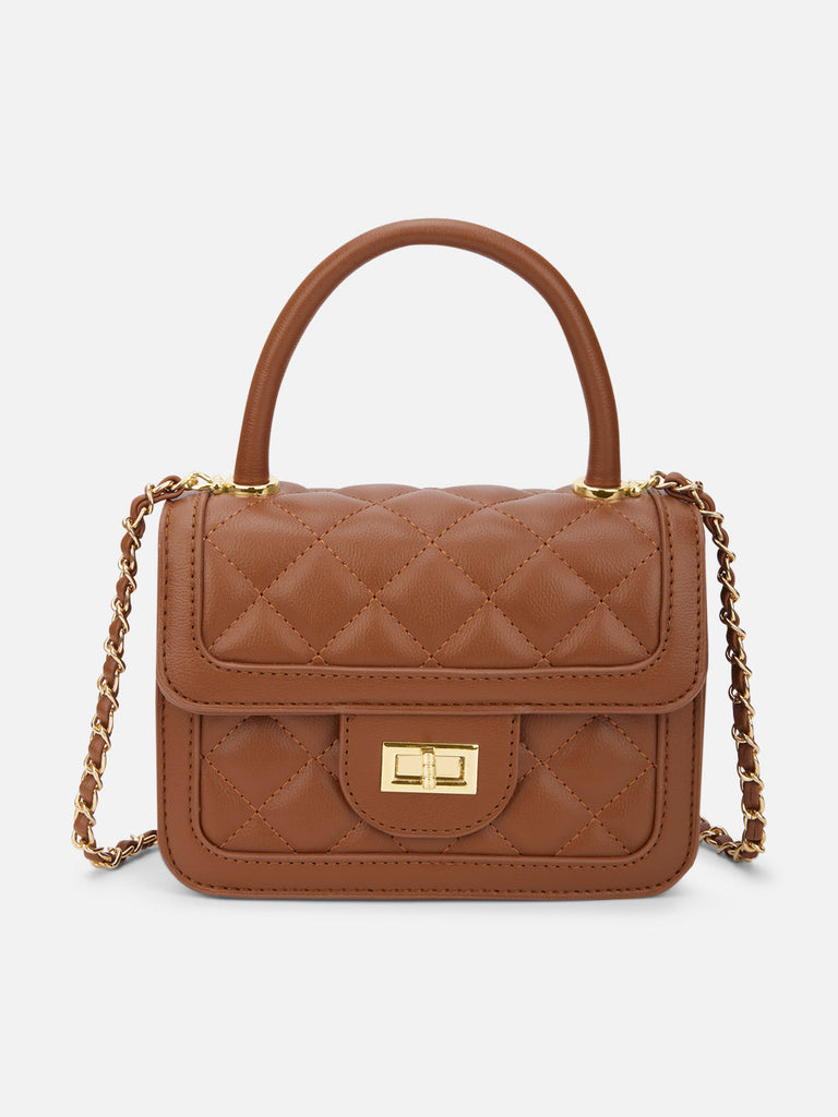 Briza Flap Extra Small Satchel Bag Tan