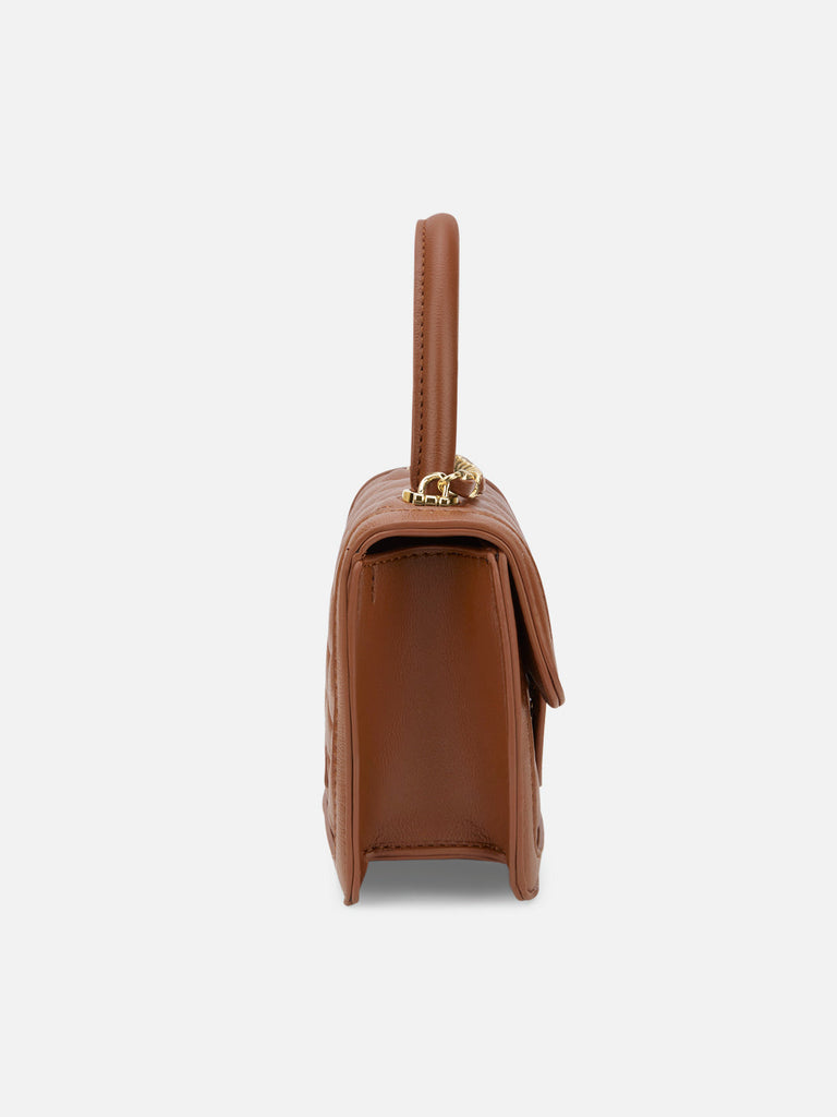 Briza Flap Extra Small Satchel Bag Tan