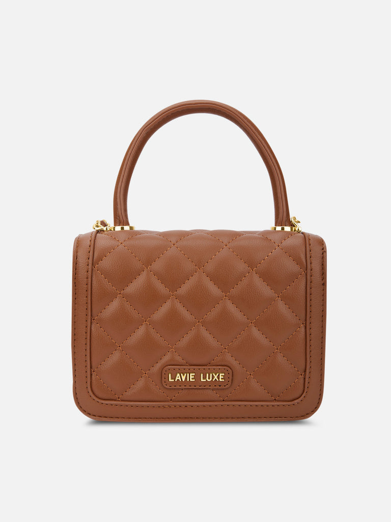 Briza Flap Extra Small Satchel Bag Tan