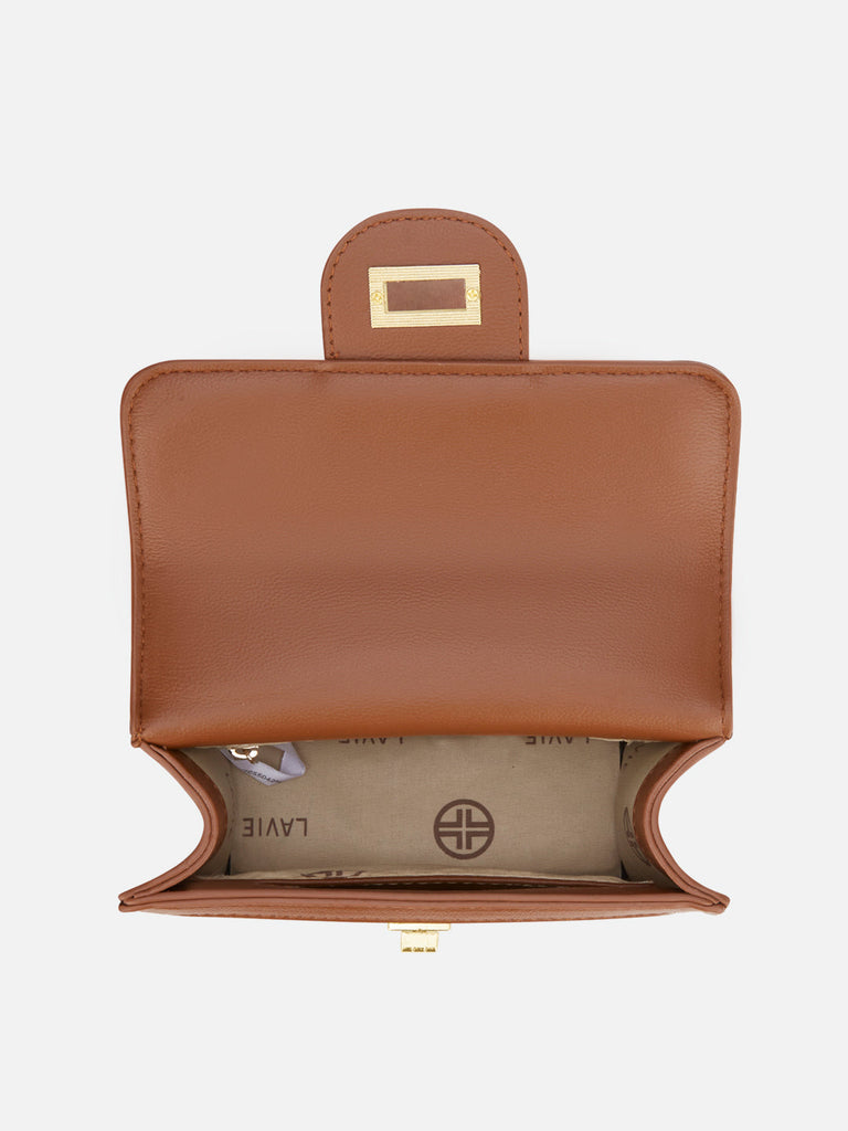 Briza Flap Extra Small Satchel Bag Tan