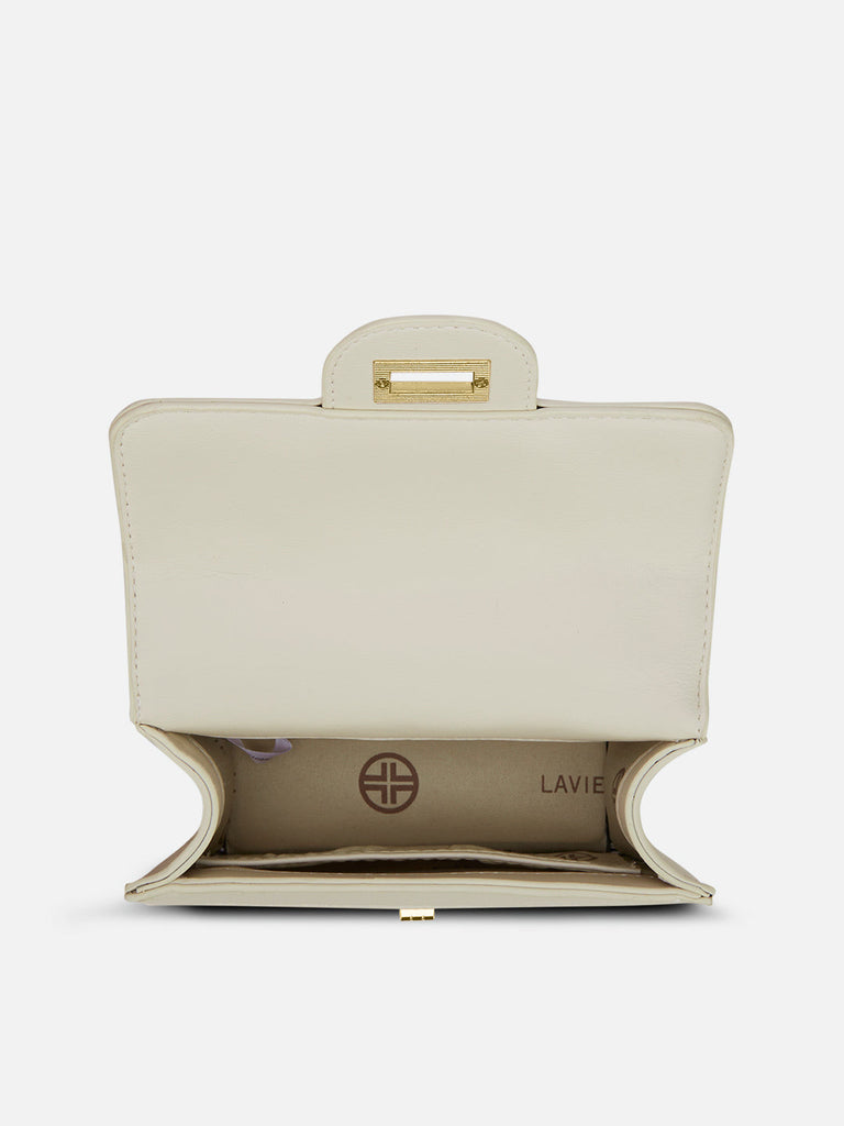 Briza Flap Extra Small Satchel Bag Beige