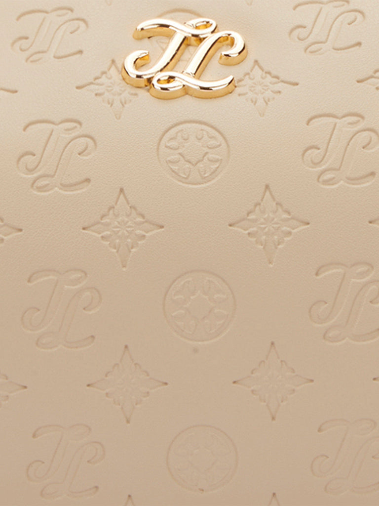 Colourblock Cuba 3 Compartment Medium Sling Bag Beige