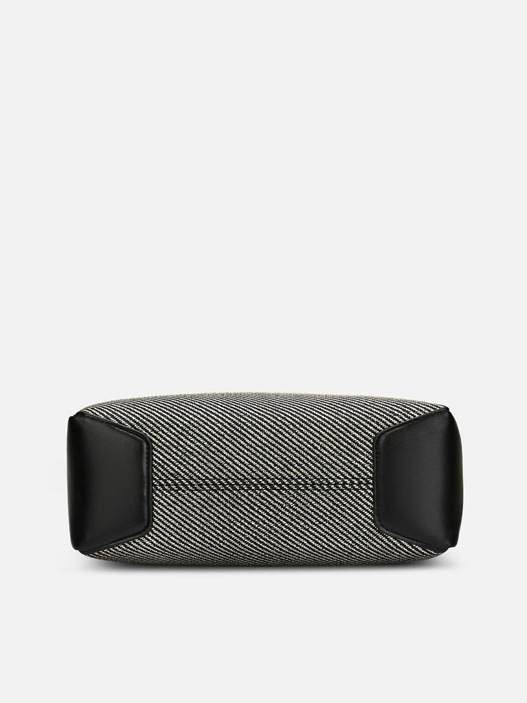 Glam Lizzy 3 Compartment Medium Sling bag Black