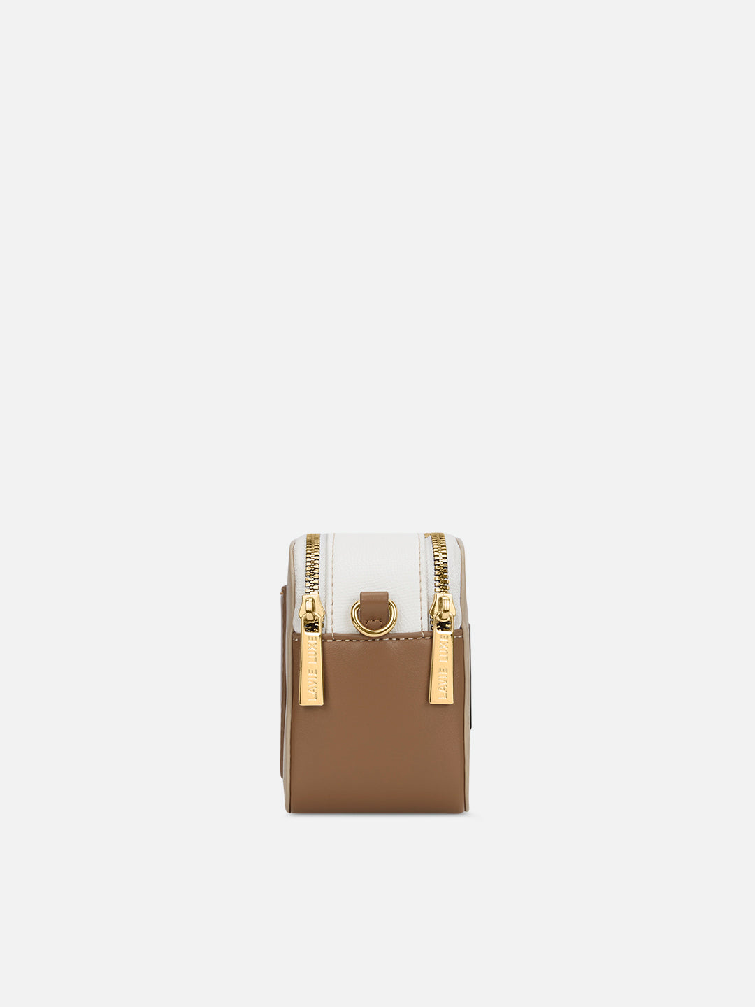 Colorblock Fenny Box Sling Bag Bag Beige