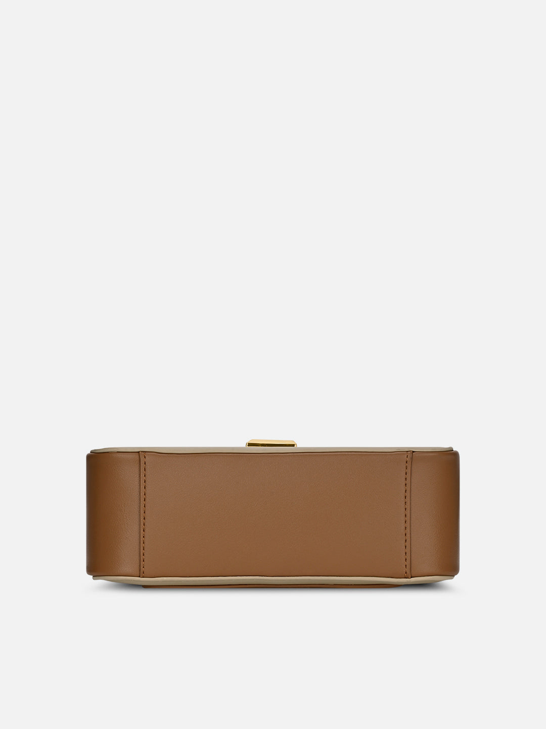 Colorblock Fenny Box Sling Bag Bag Beige