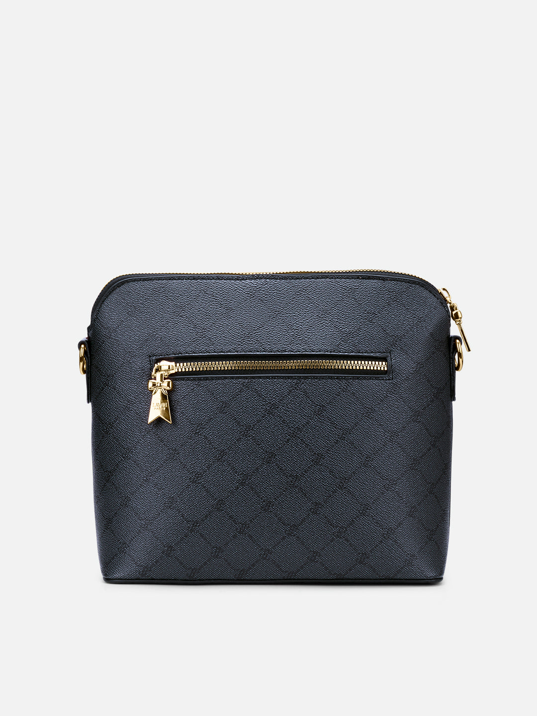 Mono Alfie Tassel Monogram Medium Sling Bag Charcoal