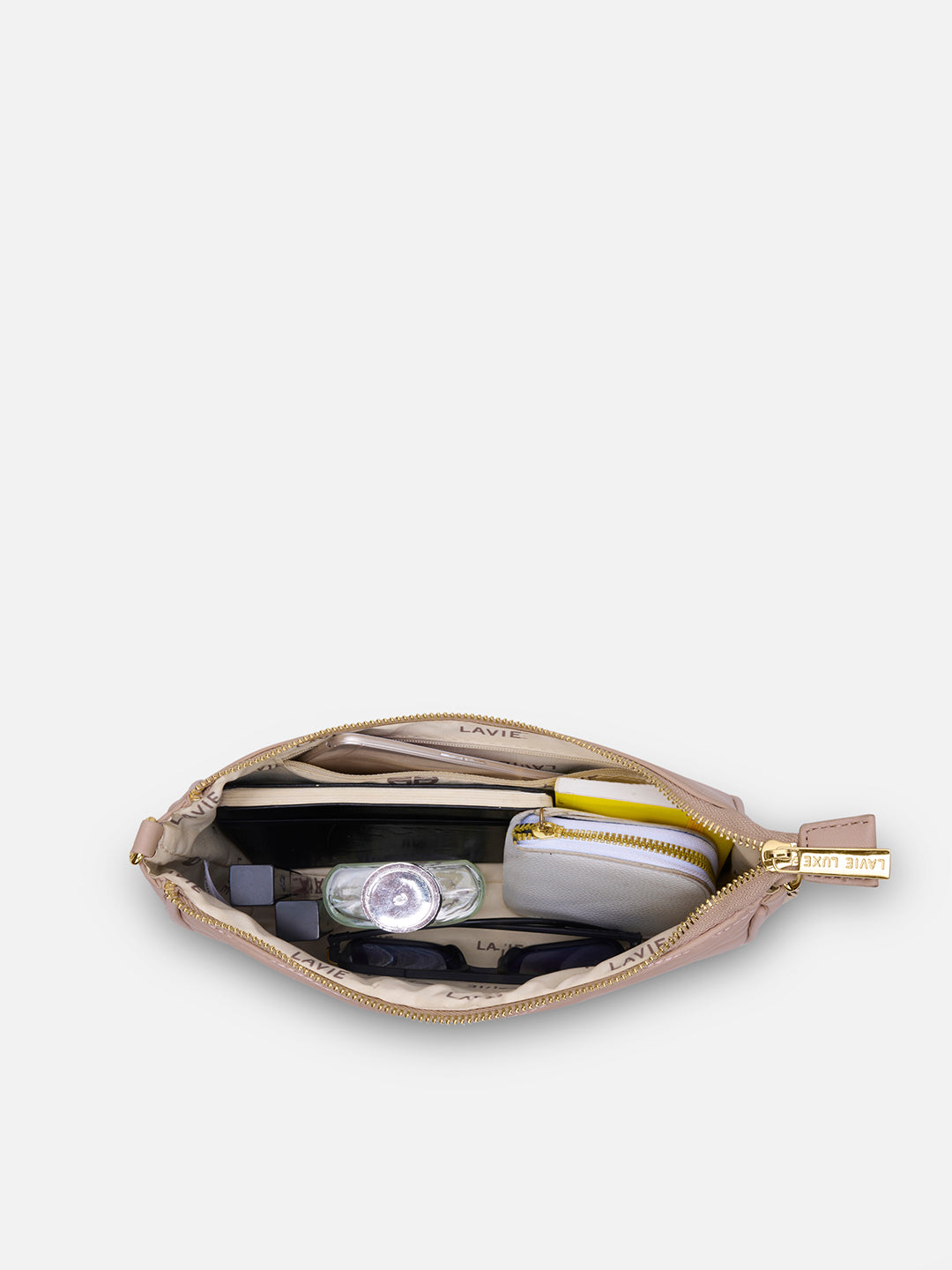 Lucie Quilted 3Piece Slingbag Mocha