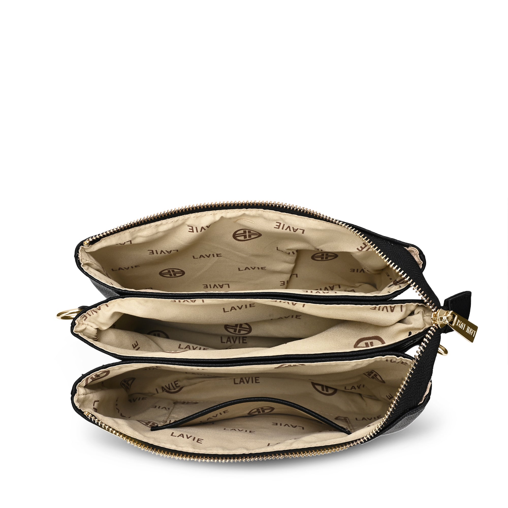 Milan26 5Compartment Sling Bag Black