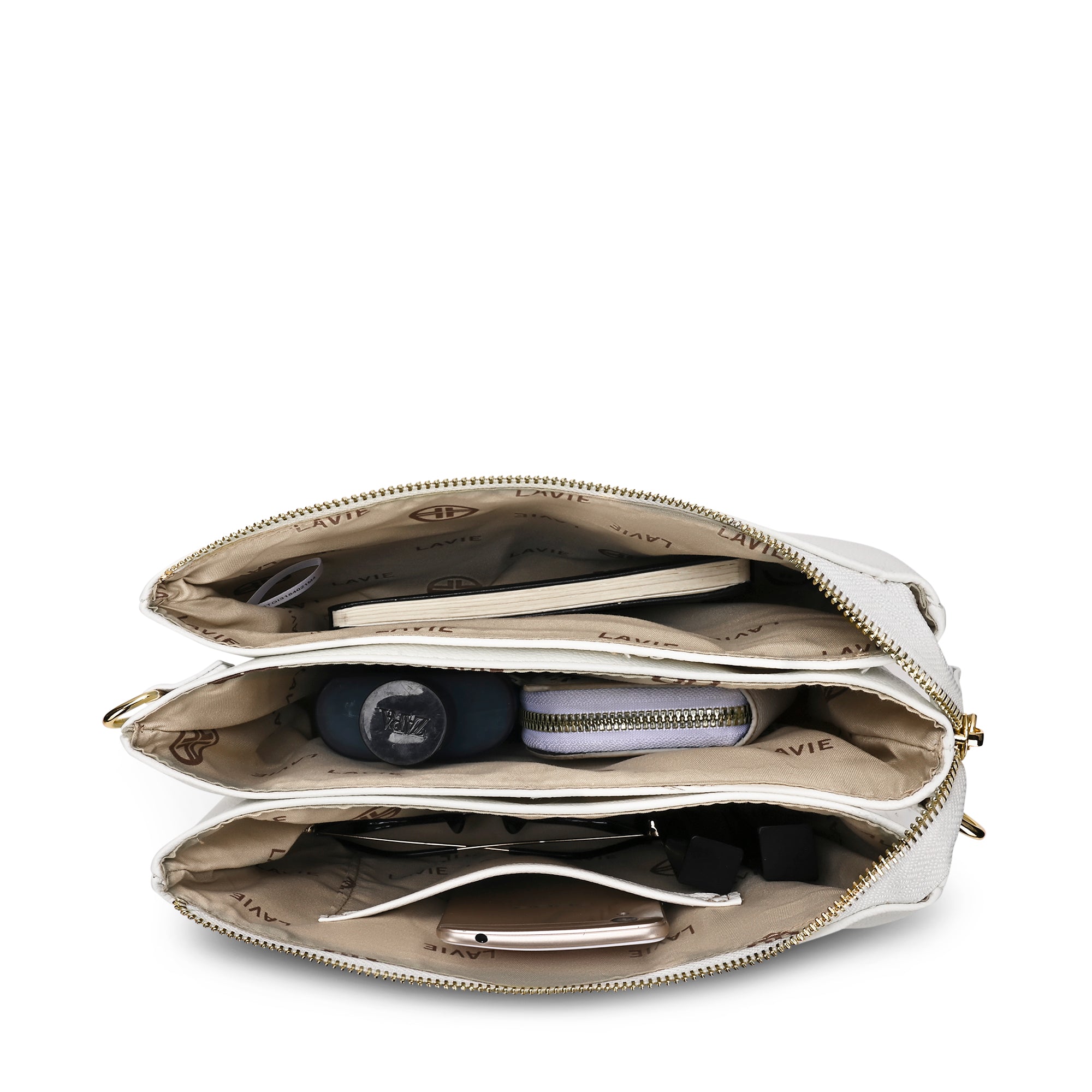 Milan26 5Compartment Sling Bag White