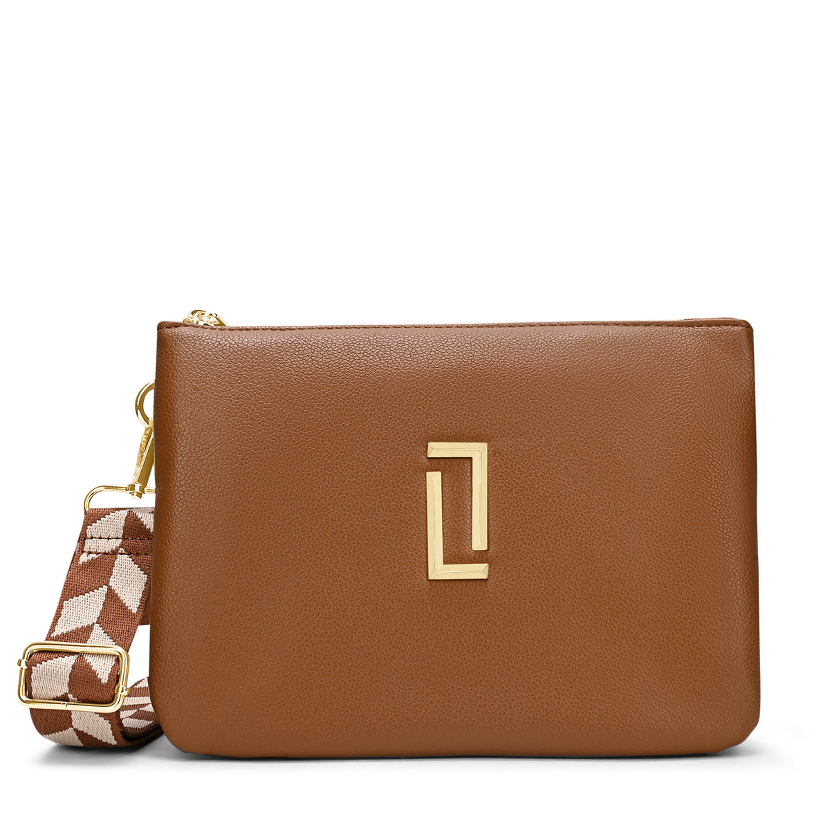 Milan26 5Compartment Sling Bag Tan