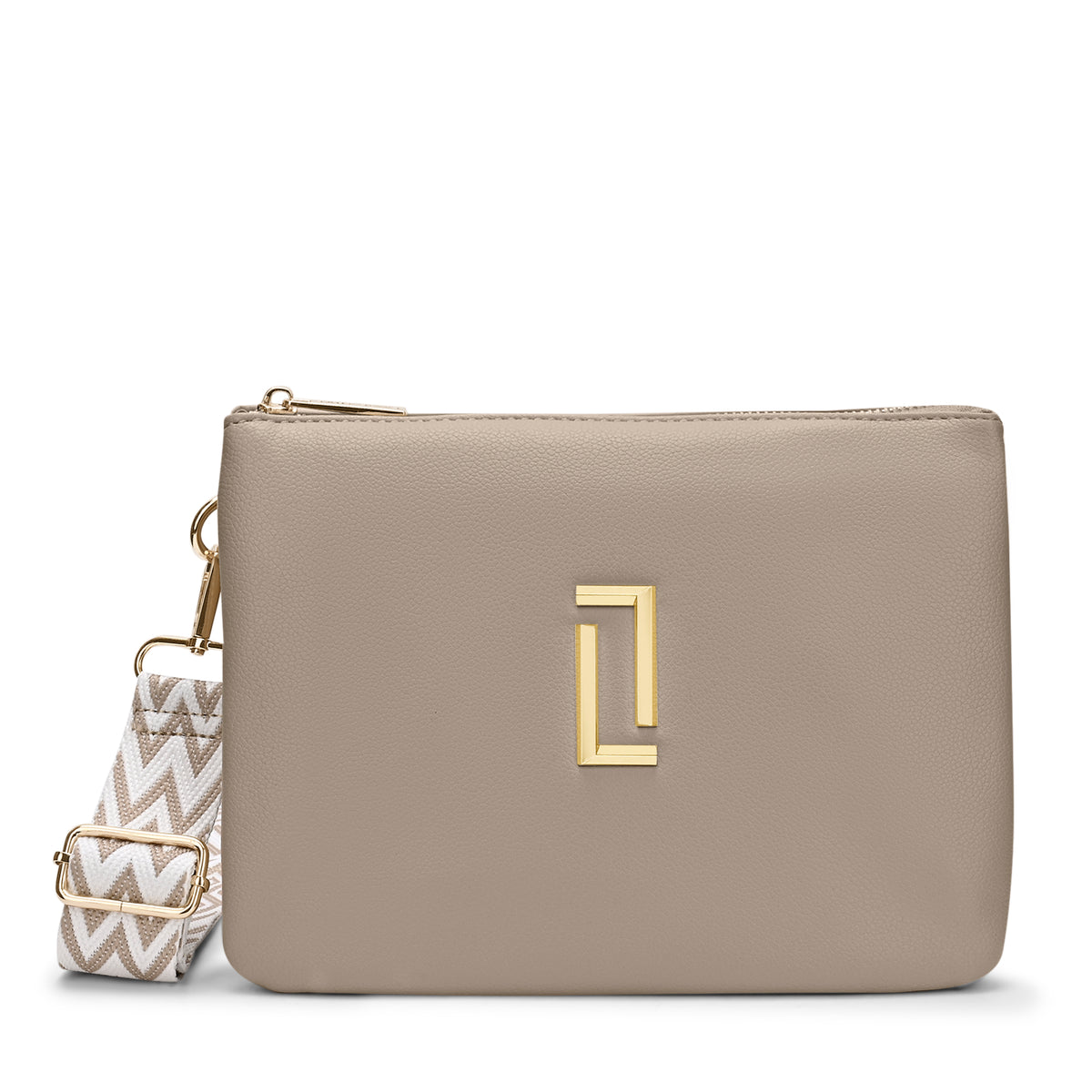 Milan26 5Compartment Sling Bag Taupe