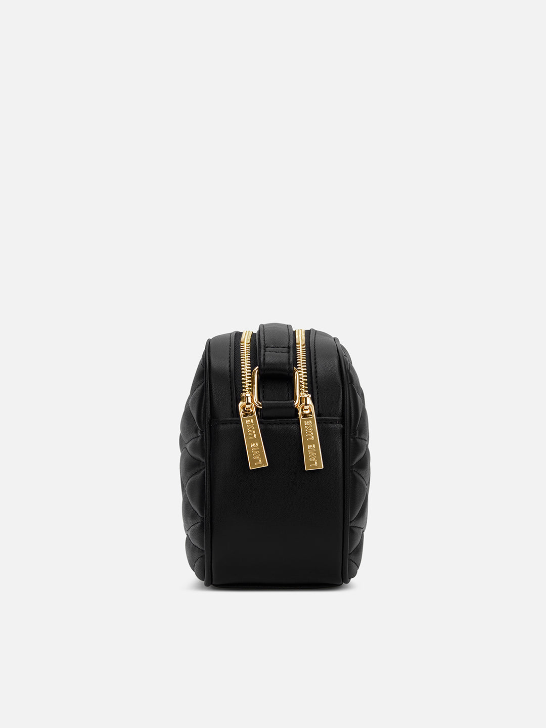Lucie Quilted Box Slingbag Black