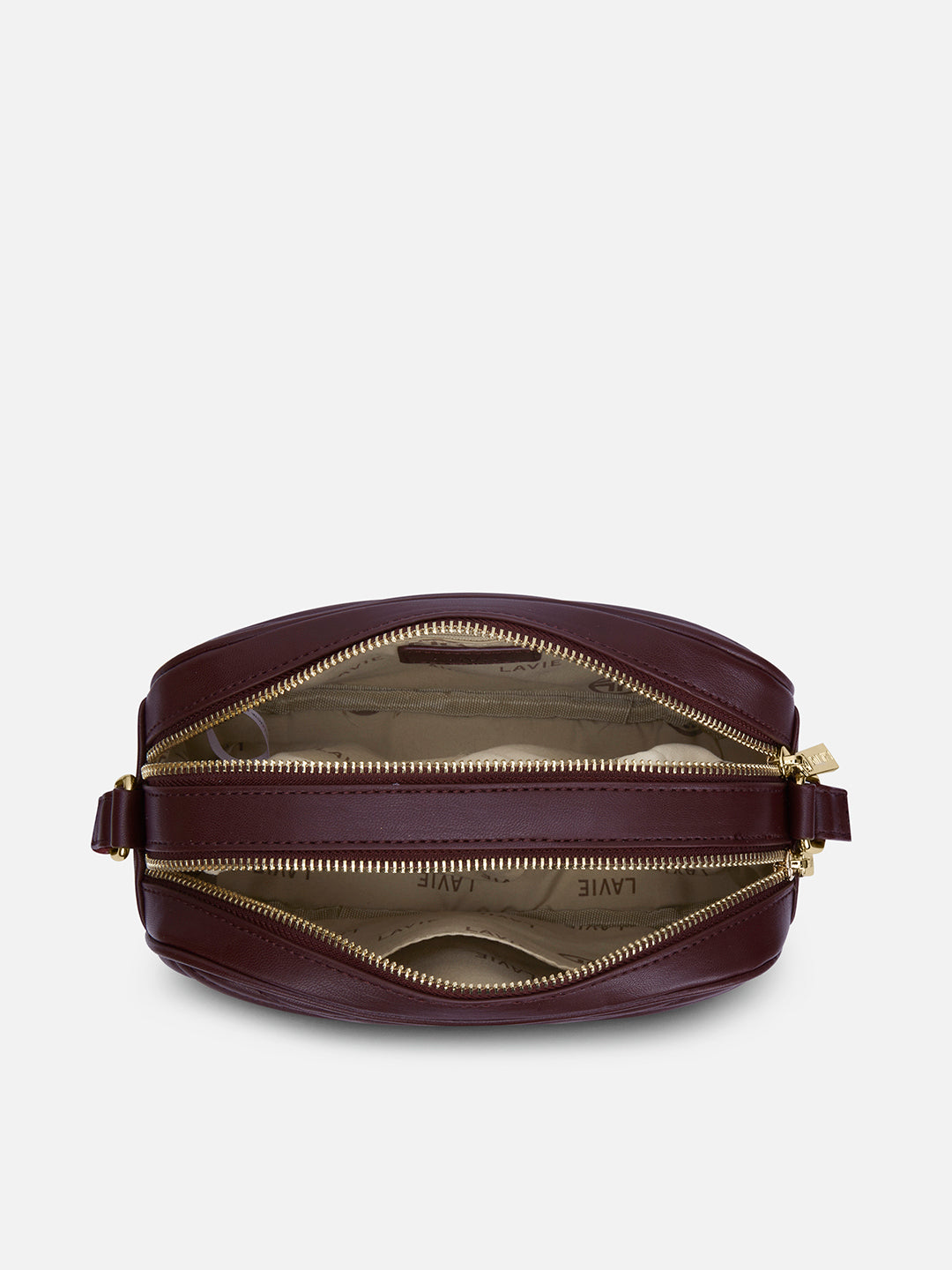 Lucie Quilted Box Slingbag Wine