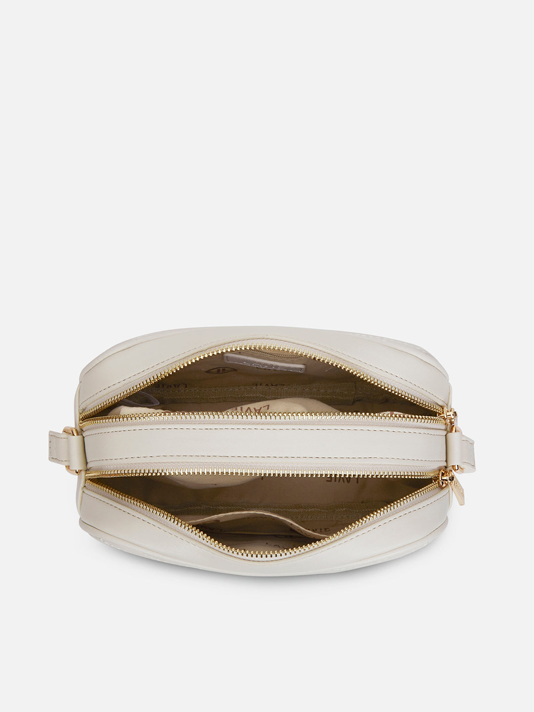 Lucie Quilted Box Slingbag Off White