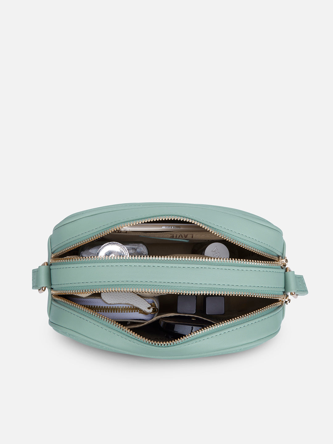 Lucie Quilted Box Slingbag Mint