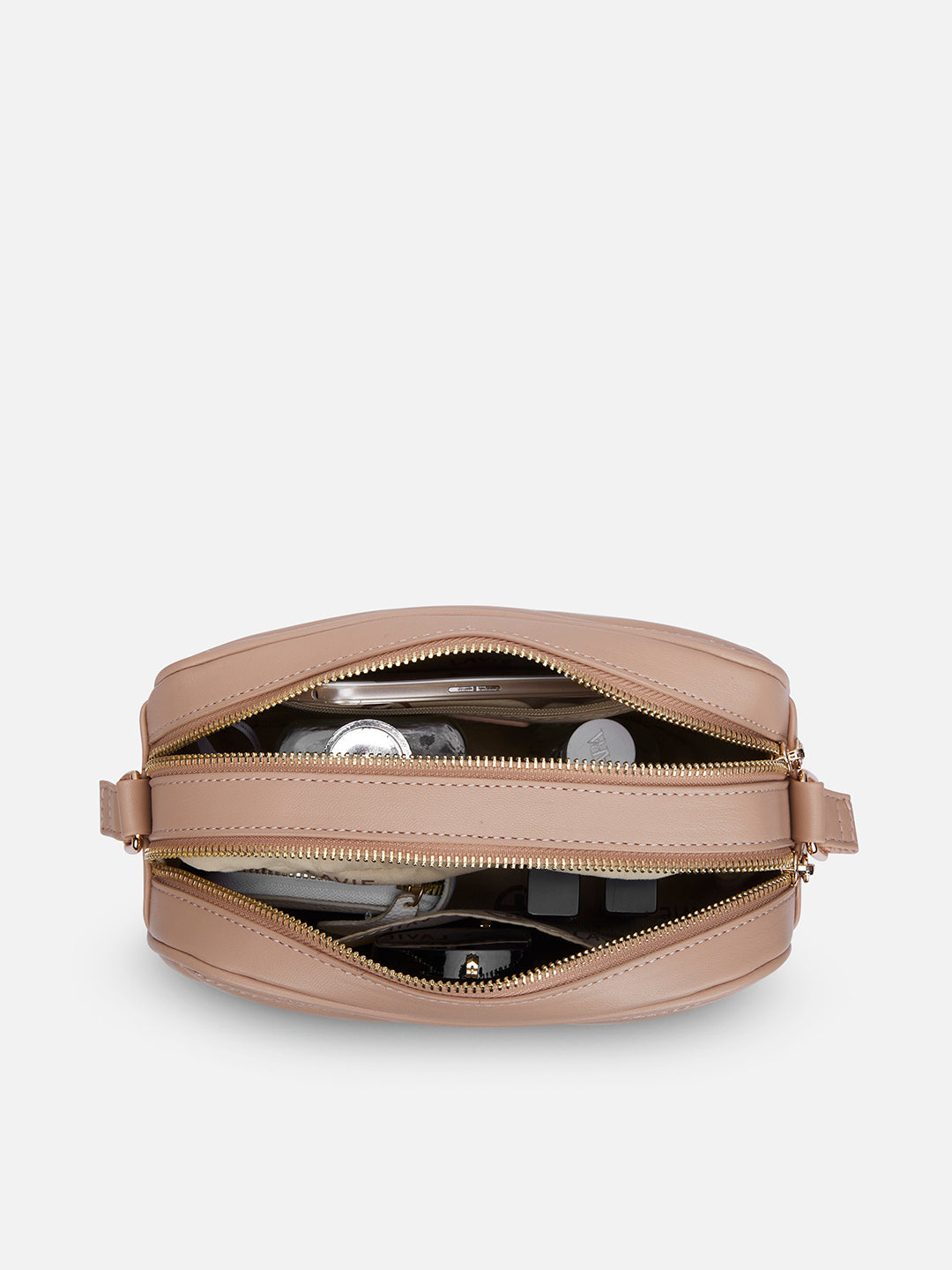 Lucie Quilted Box Slingbag Mocha