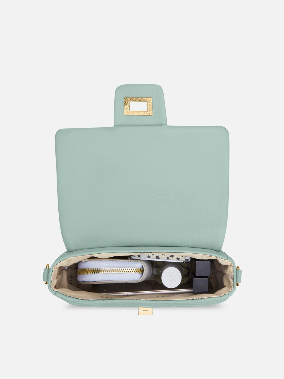 Lucie Quilted Slingbag Mint