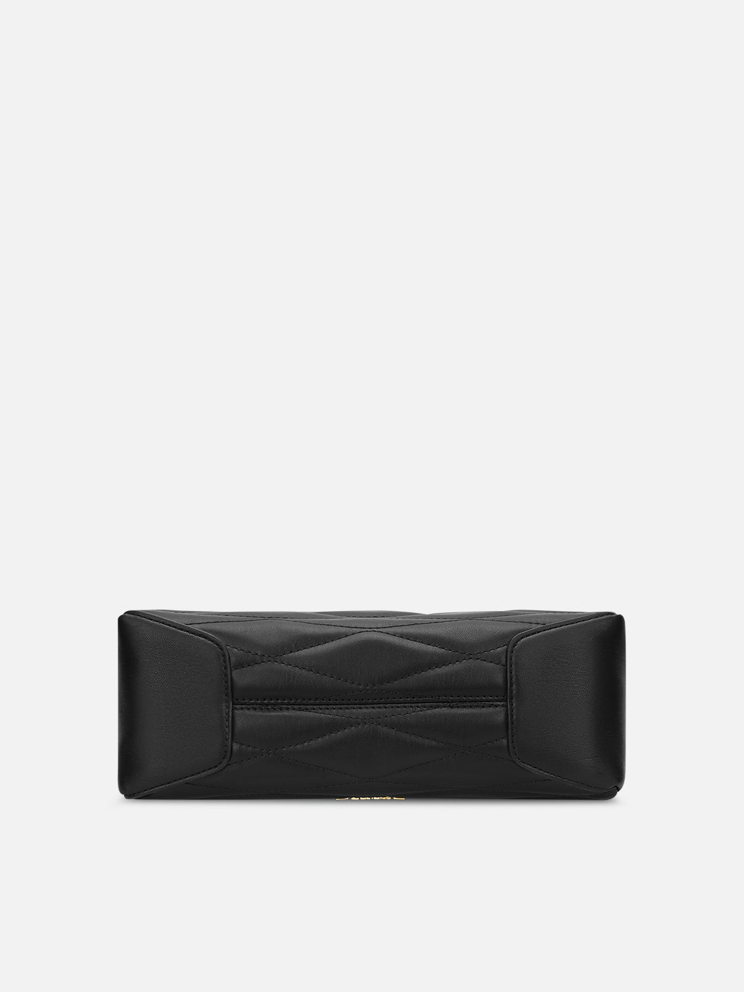 Lucie Quilted 3Compartment Slingbag Black