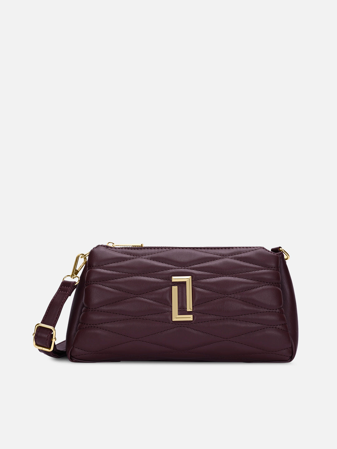 Lucie Quilted 3Compartment Slingbag