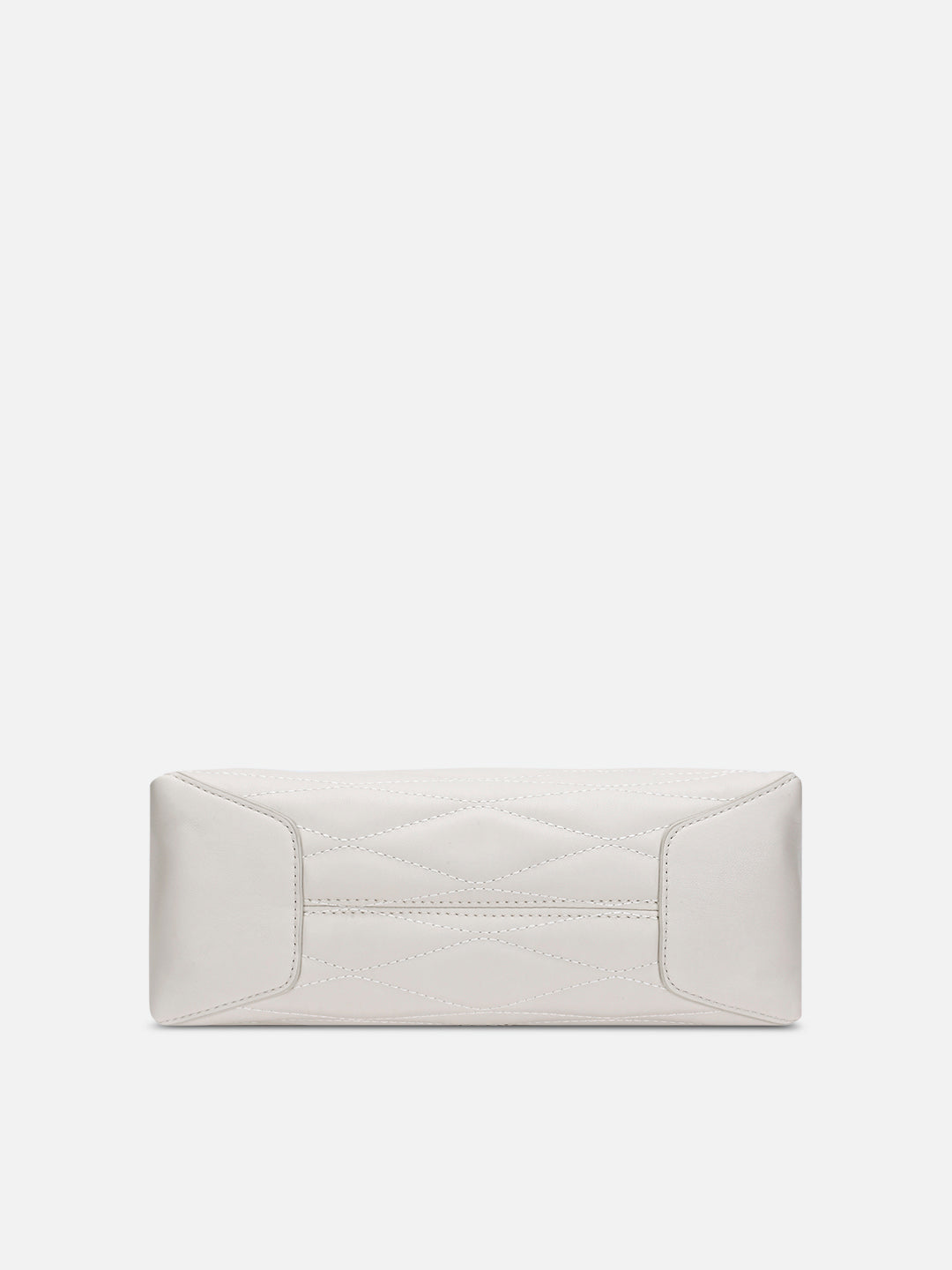 Lucie Quilted 3Compartment Slingbag Off White