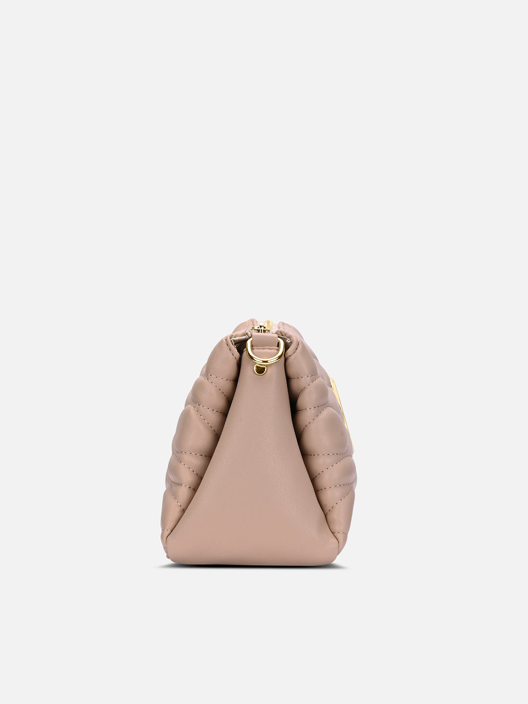 Lucie Quilted 3Compartment Slingbag Mocha