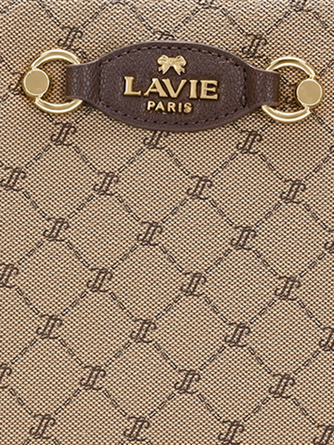 Mono Melvin 5 Compartment Large Sling Bag Latte