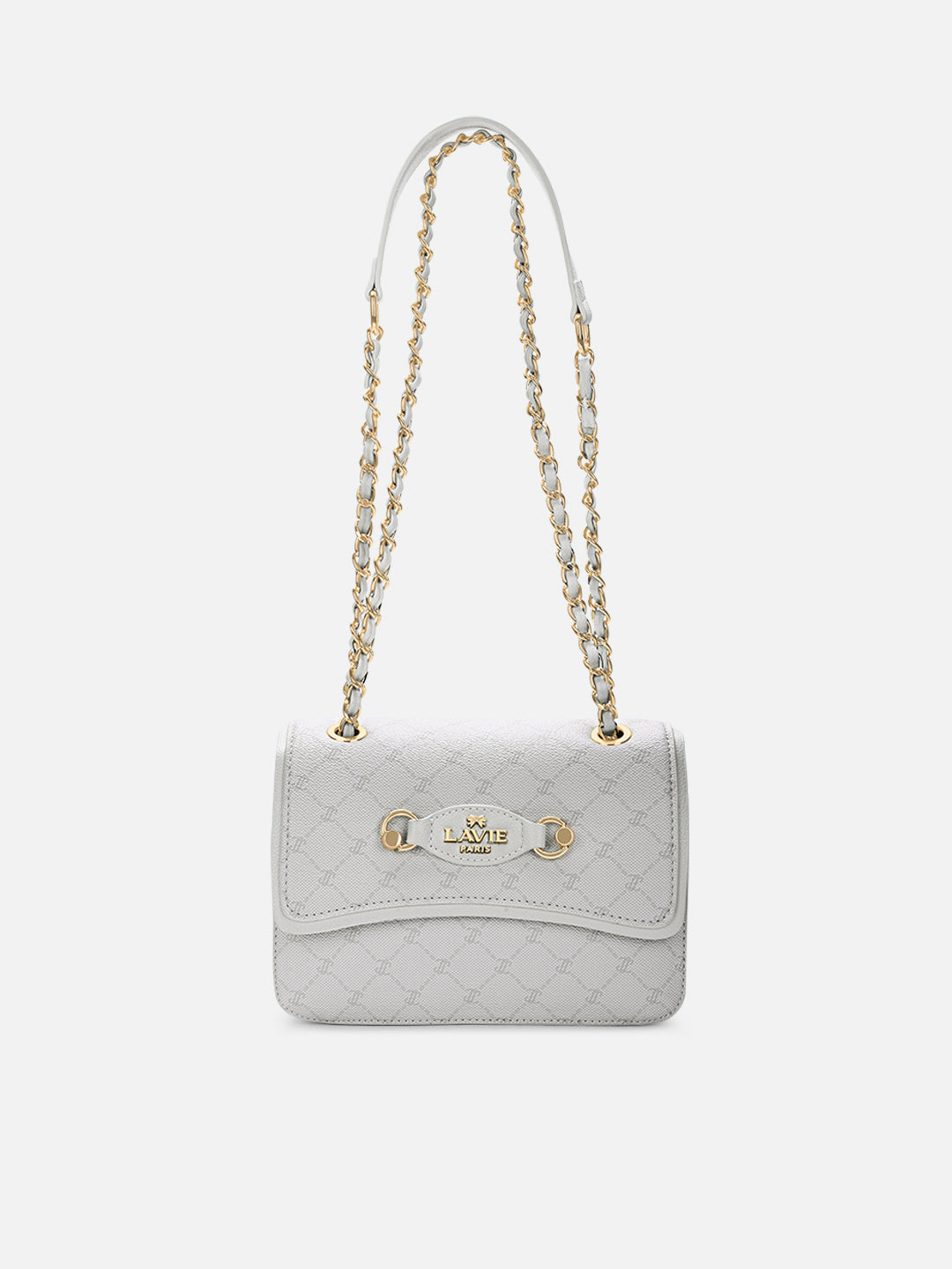 Mono Sean Flap 2 Compartment Medium Sling Bag Ivory