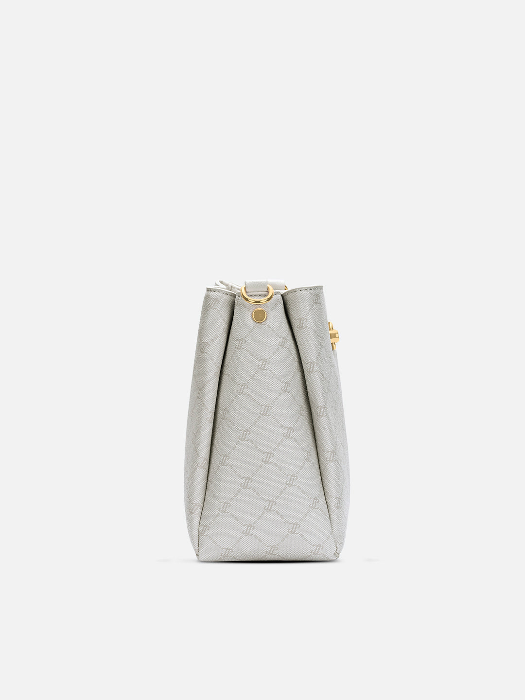 Mono Lior 3 Compartment Large Sling Bag Ivory