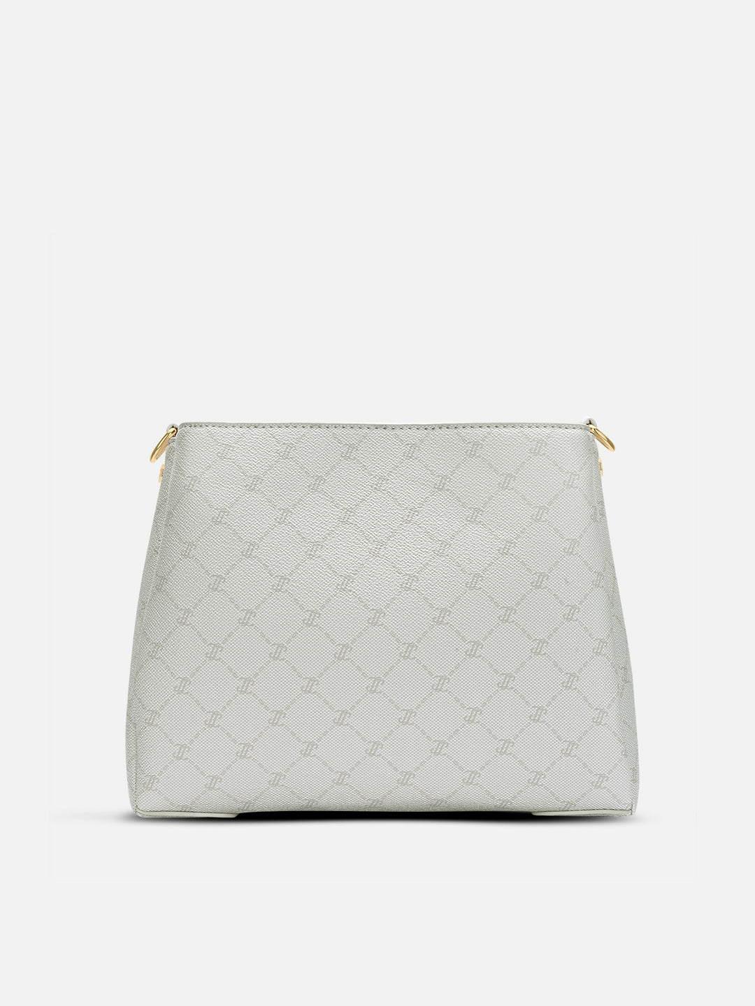 Mono Lior 3 Compartment Large Sling Bag Ivory