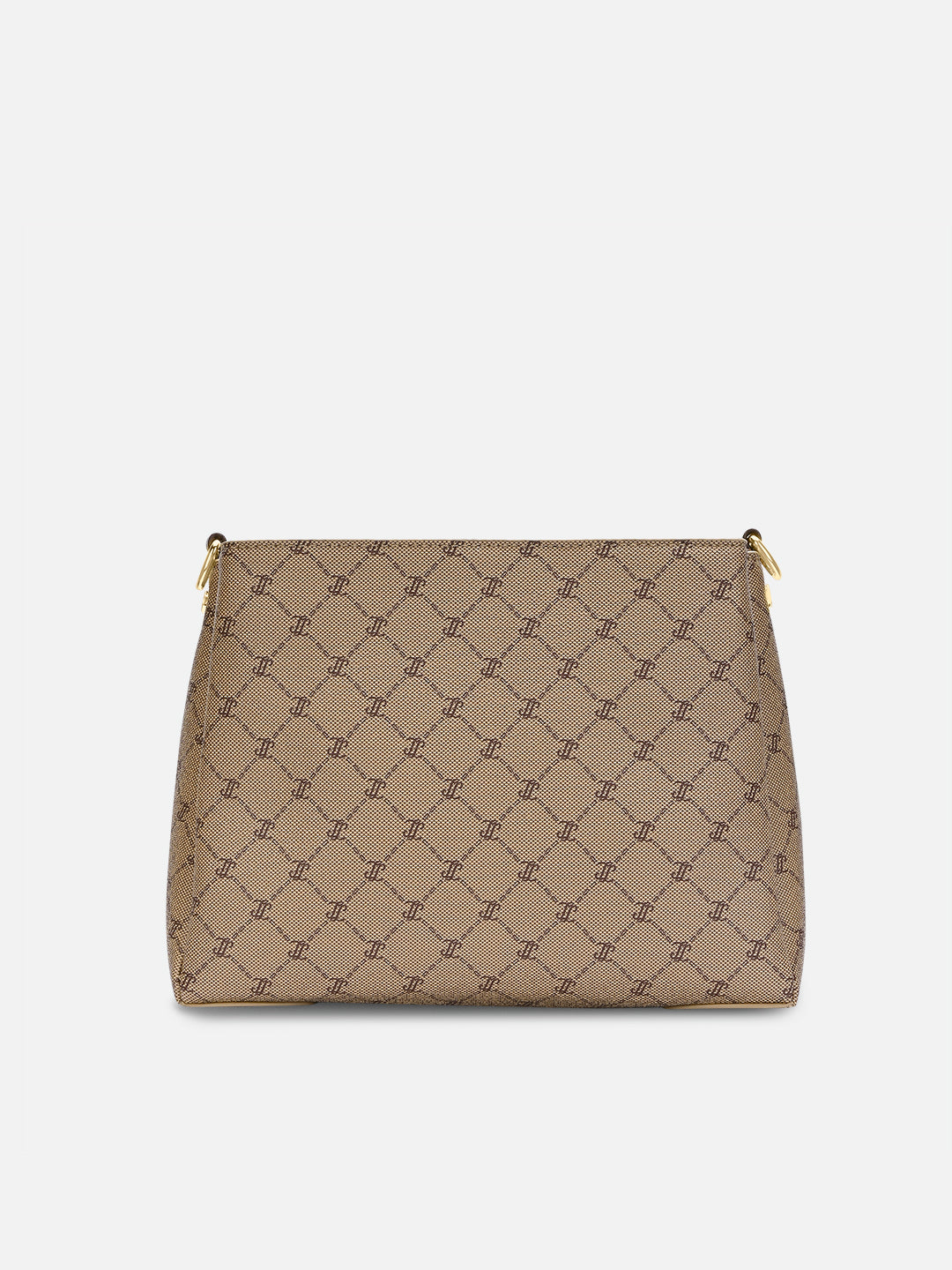 Mono Lior 3 Compartment Large Sling Bag Latte