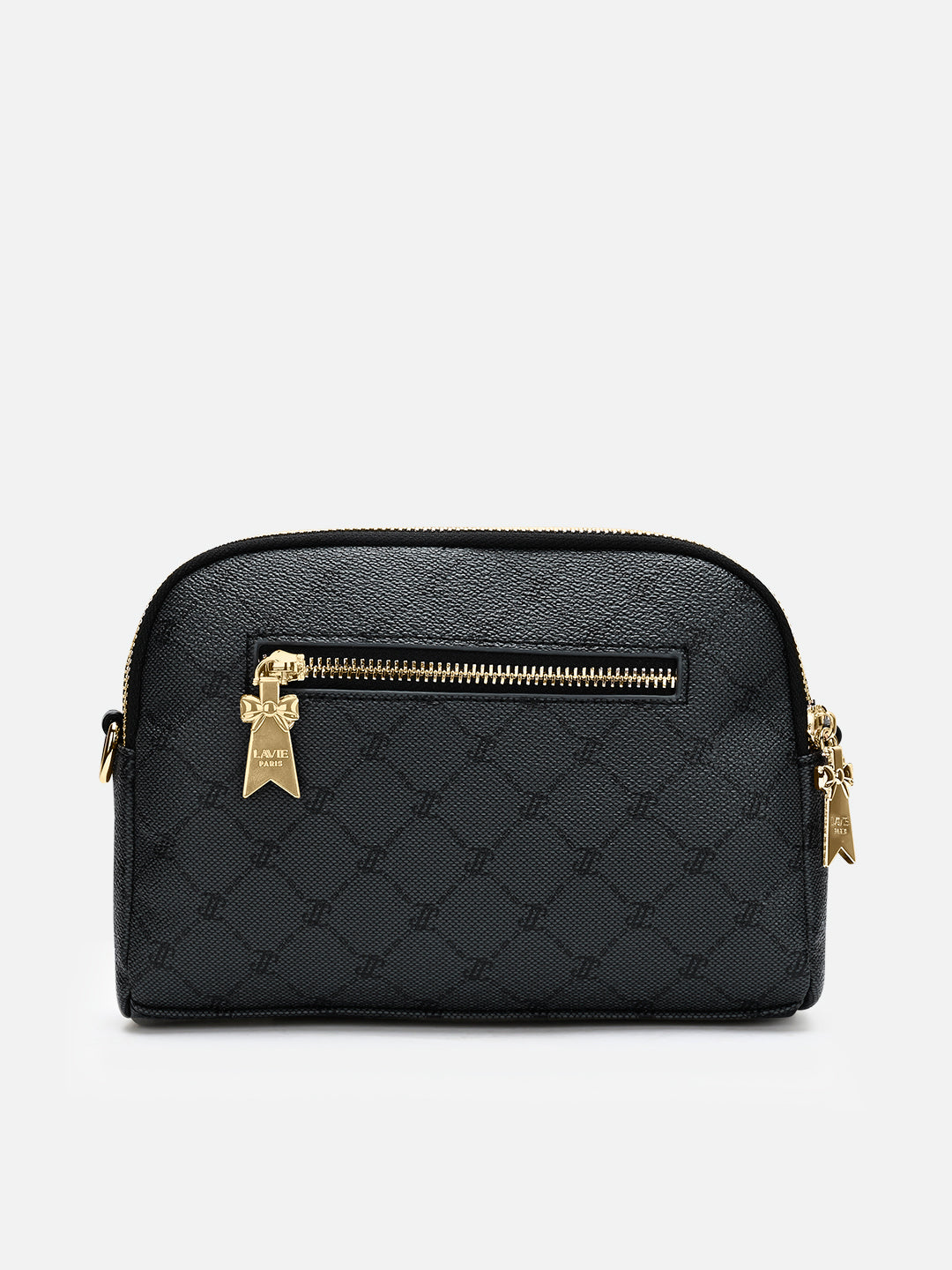 Mono Helen 3 Compartment Medium Sling Bag Charcoal