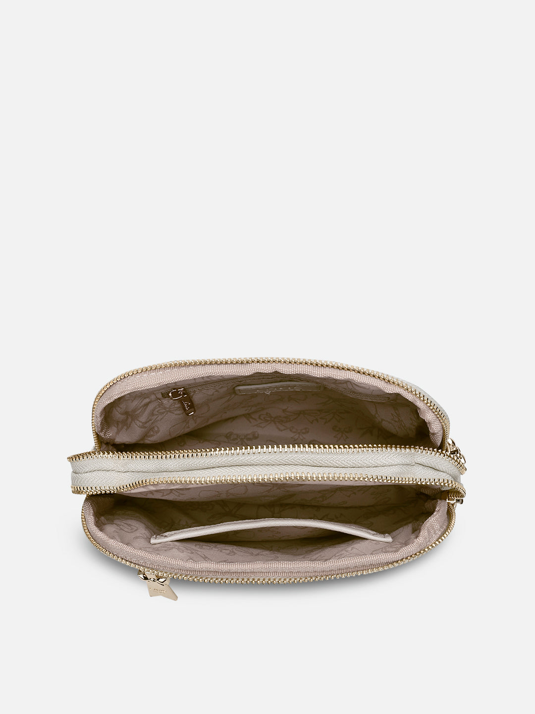 Mono Helen 3 Compartment Medium Sling Bag Ivory