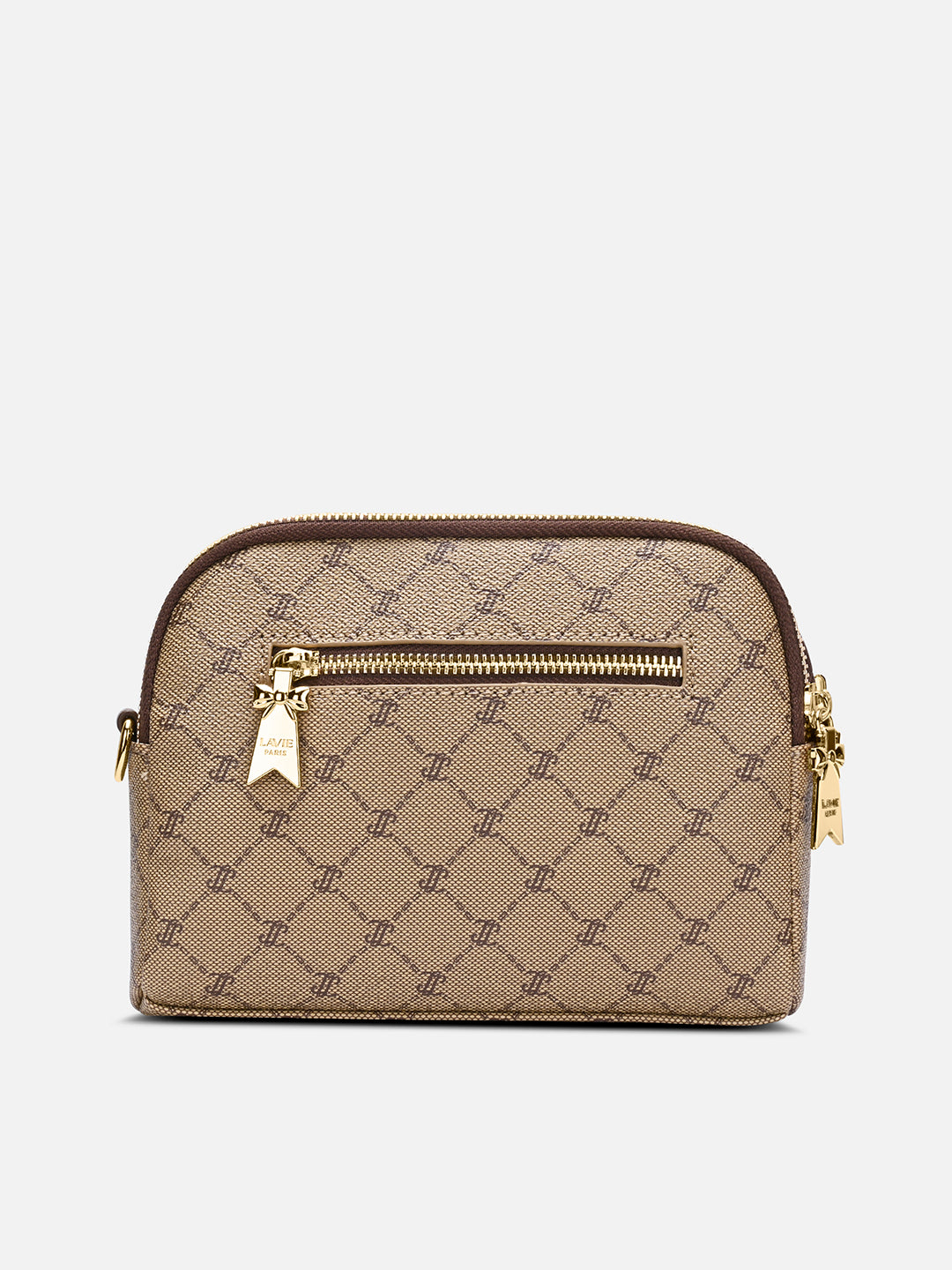 Mono Helen 3 Compartment Medium Sling Bag Latte