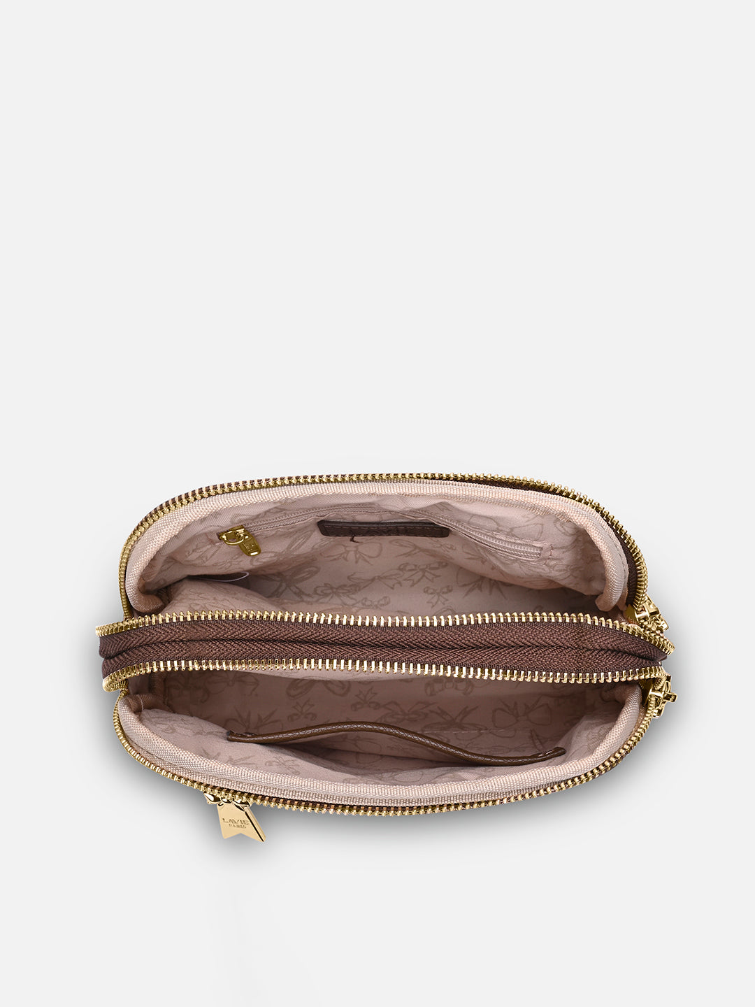 Mono Helen 3 Compartment Medium Sling Bag Latte