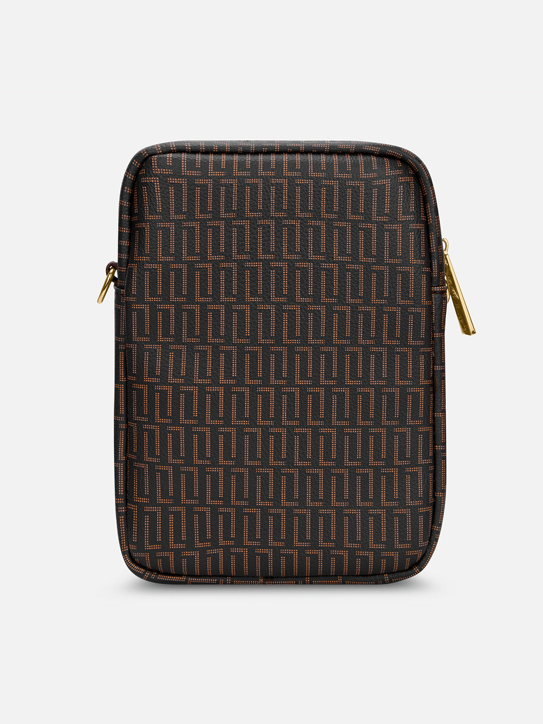 Monogram Mobile26 Vertical 3Compartment Choco
