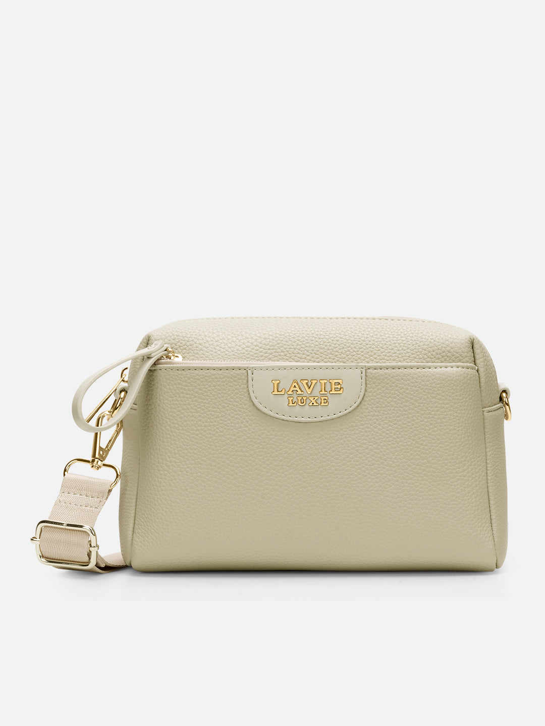 Sophie Dome Small Beige Sling Bag
