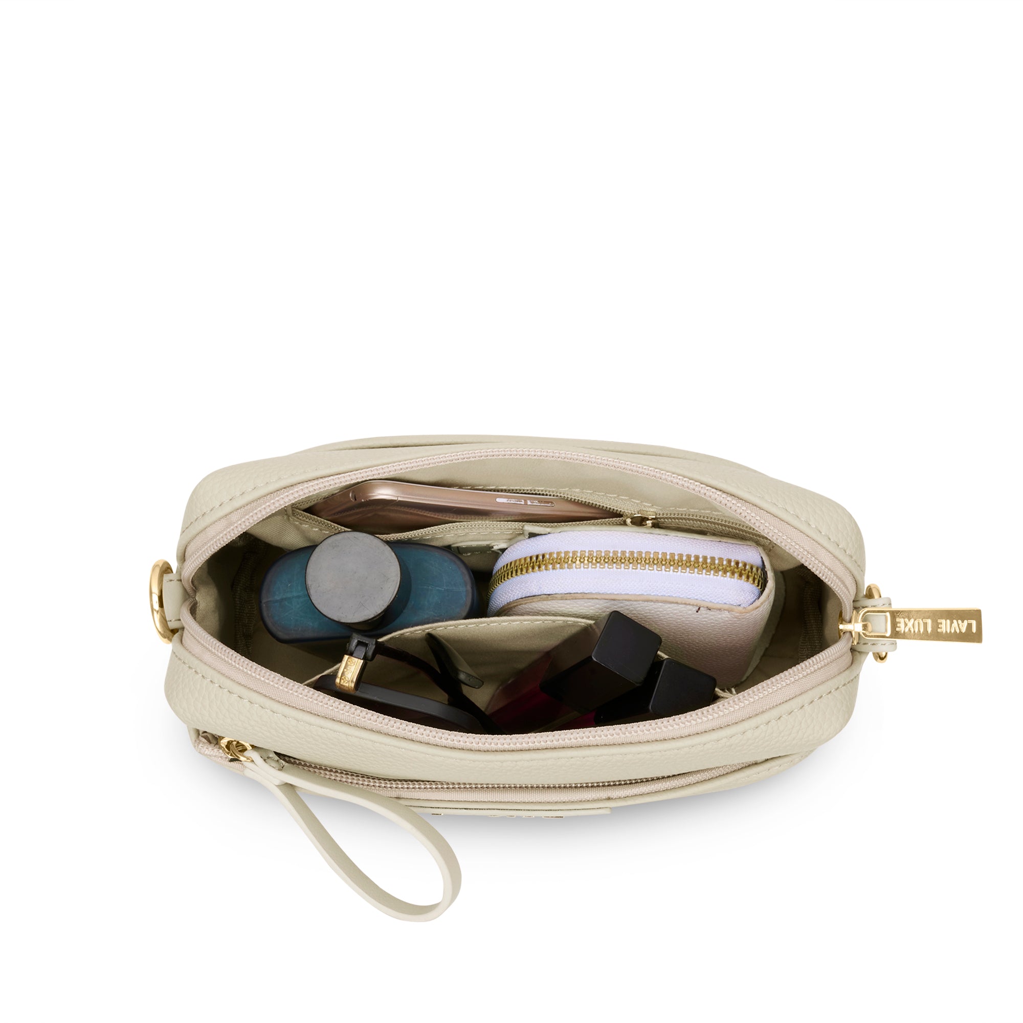 Sophie Dome Sling Bag Beige