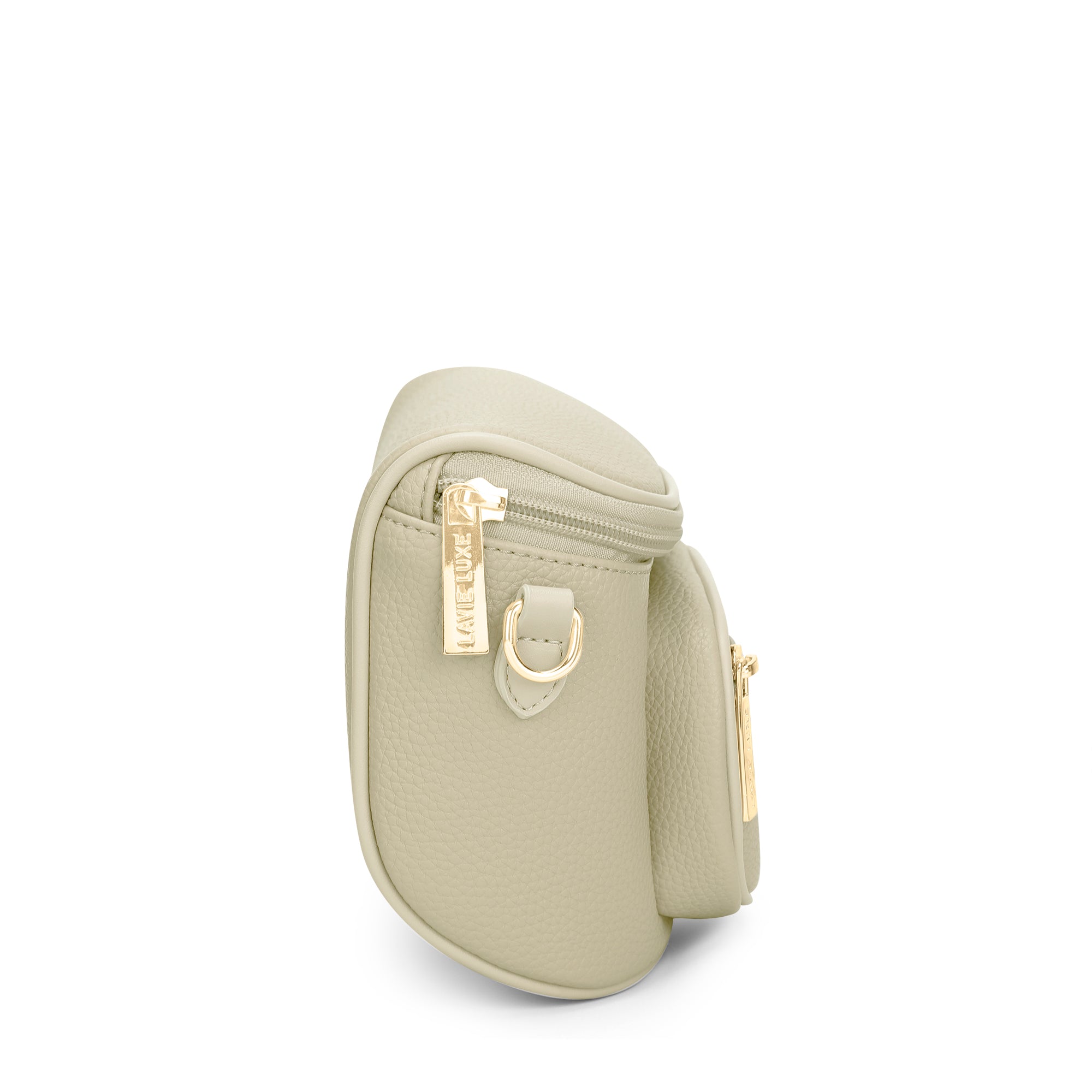 Sophie Oval Top Zip Beige