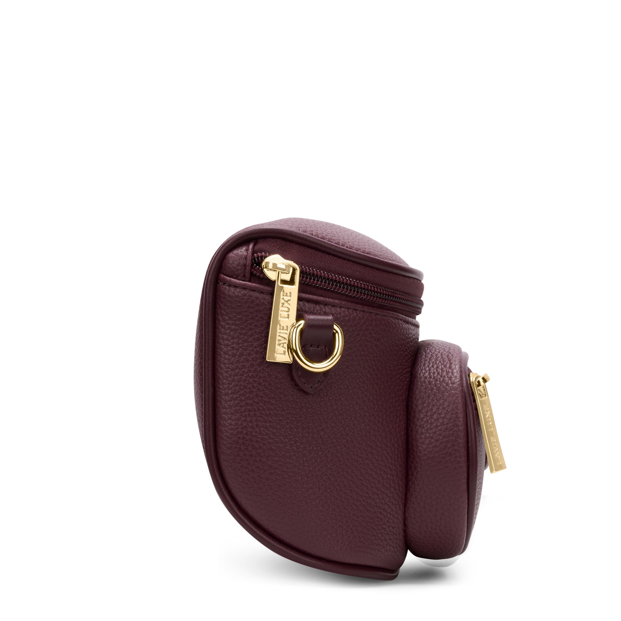 Sophie Oval Top Zip Wine