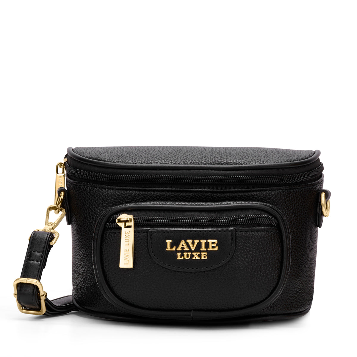 Sophie Oval Top Zip Black