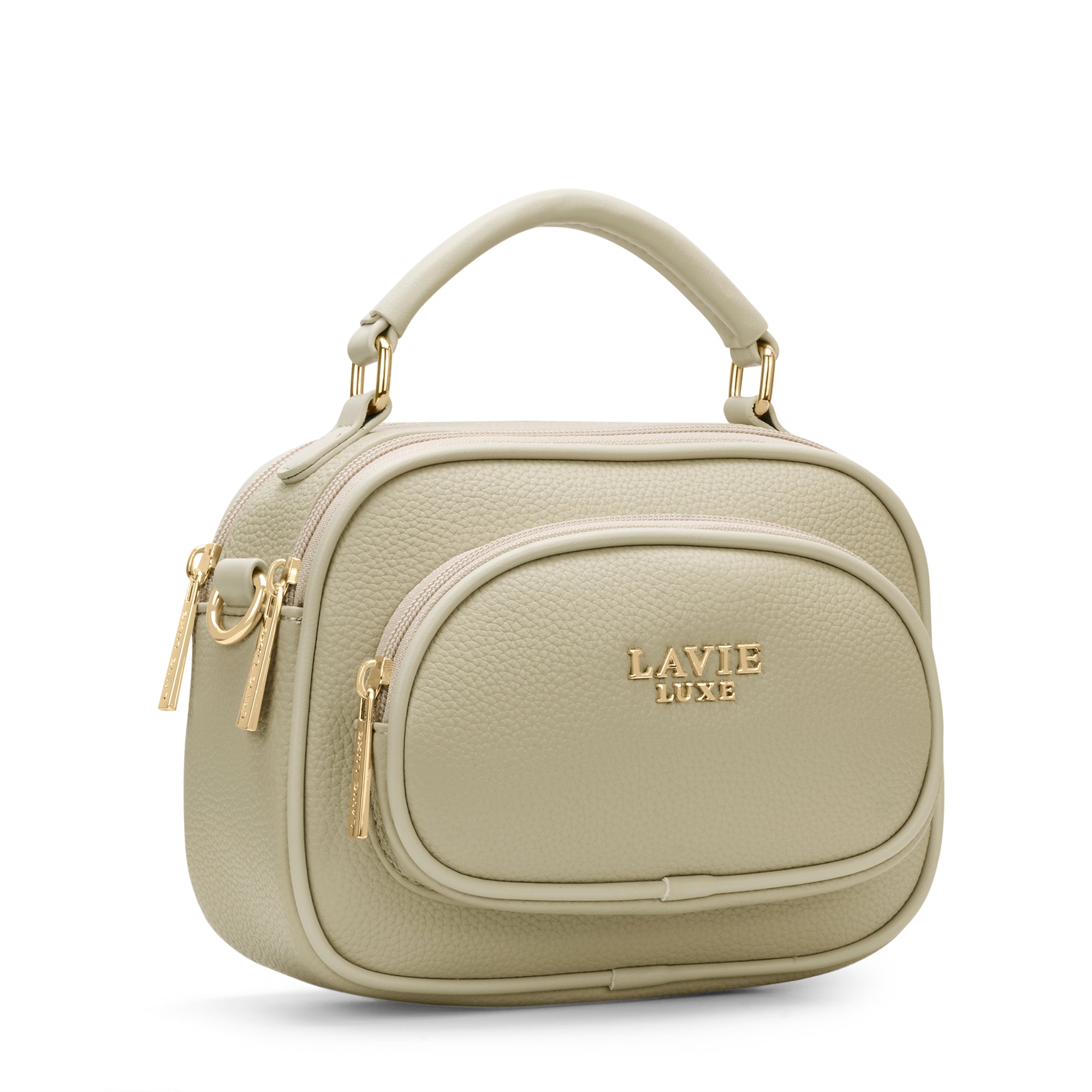 Sophie Top Handle Sling Bag Beige
