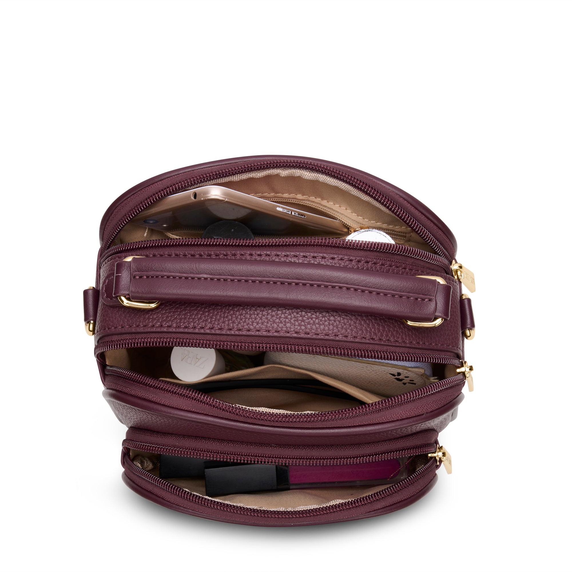 Sophie Top Handle Sling Bag Wine