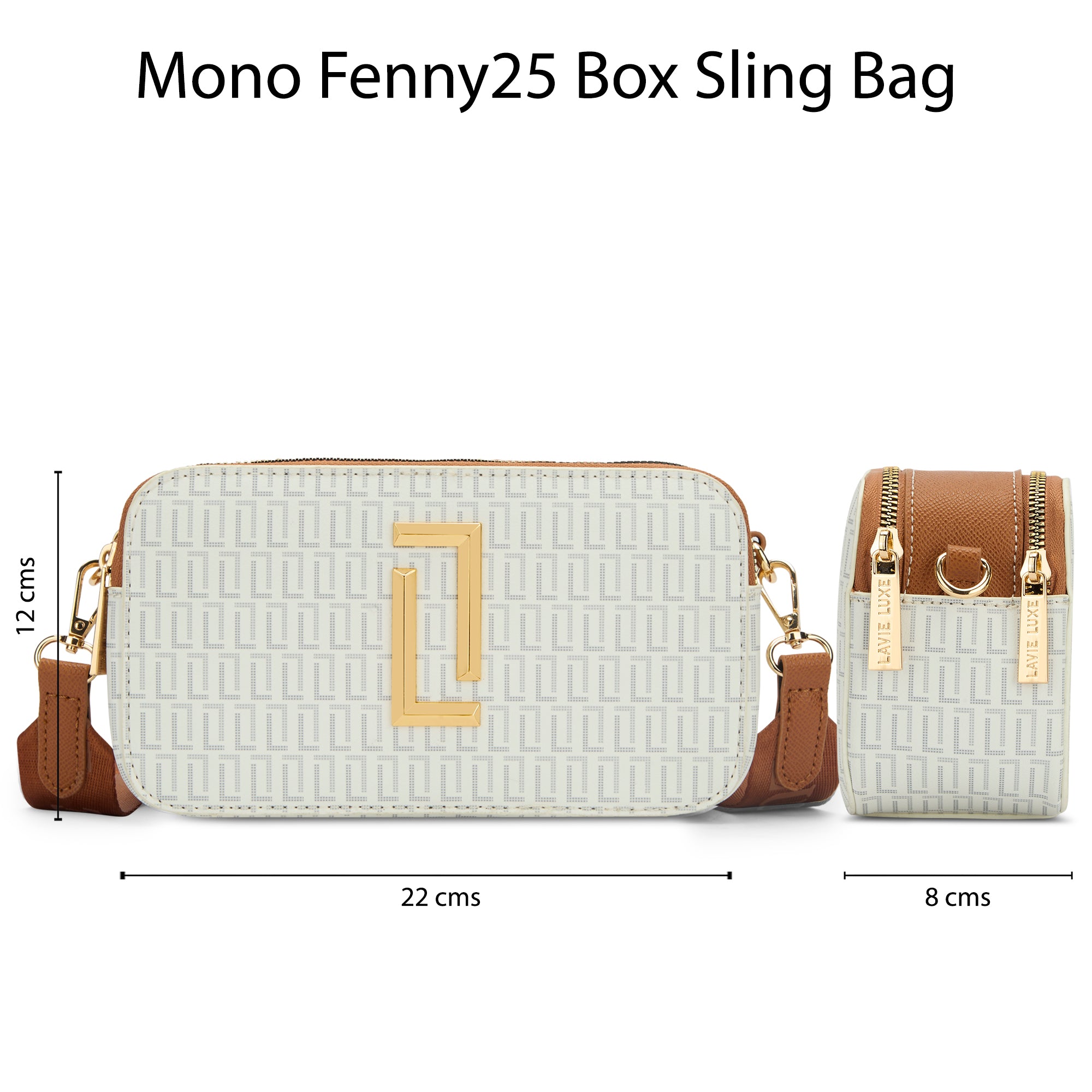Lx Mono Fenny26 Box Ladies Handbag