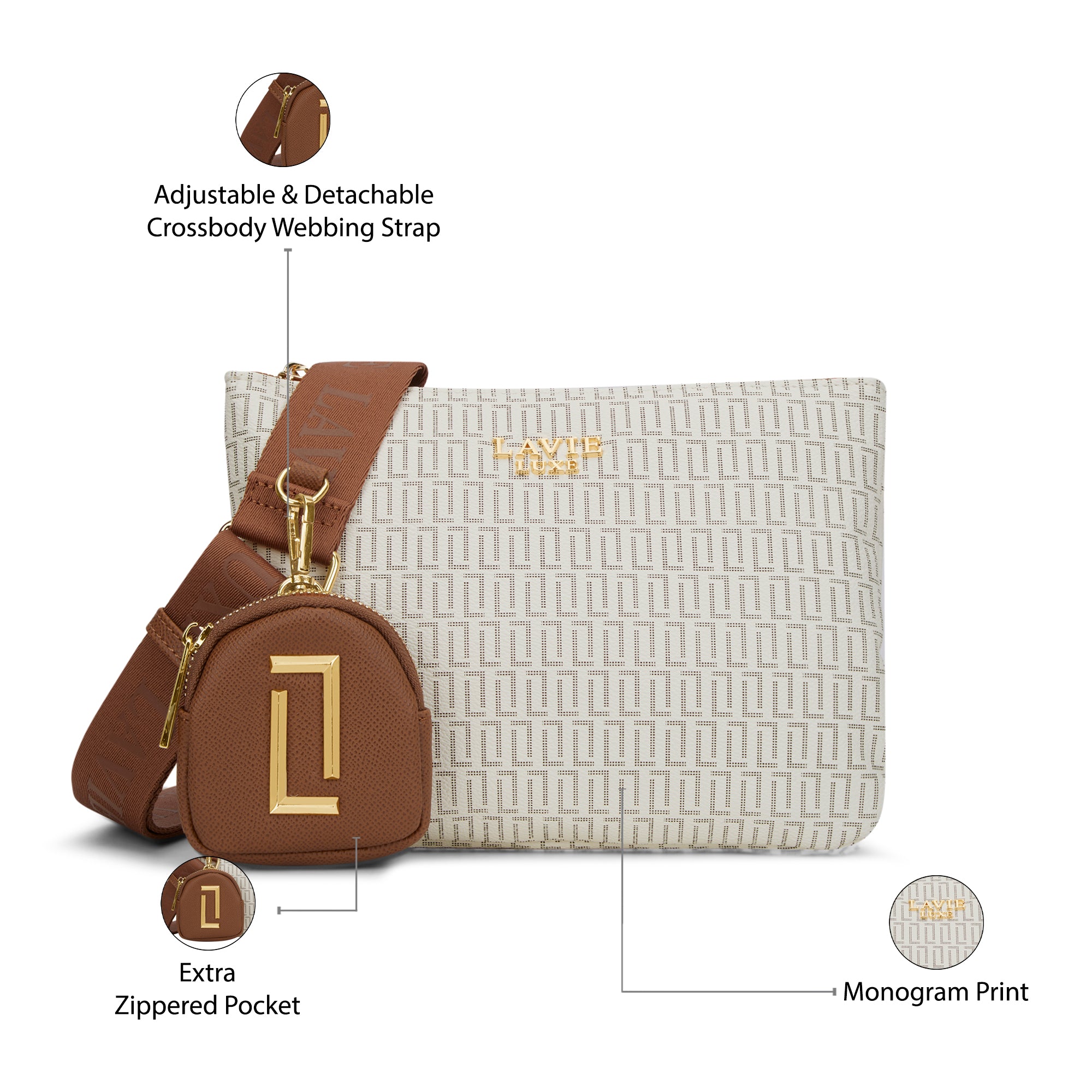 Lx Mono Milan26 5C Ladies Handbag