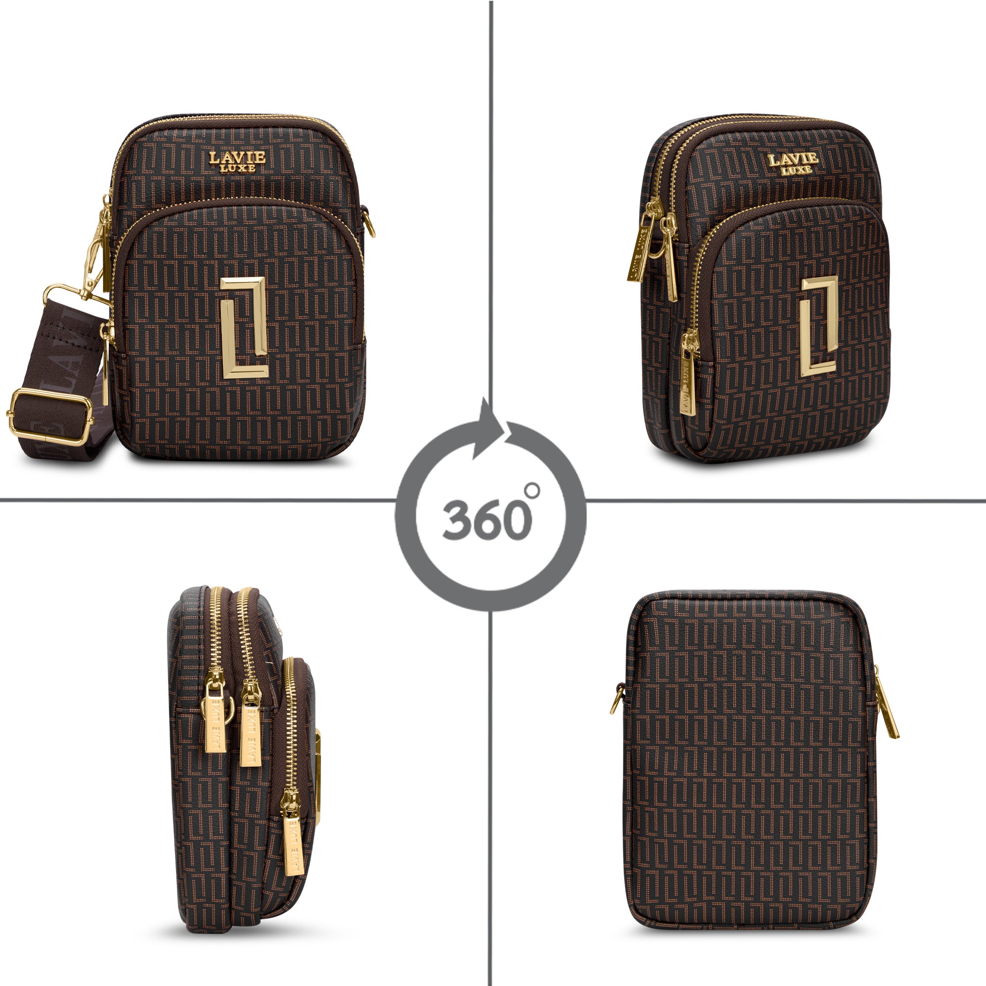 Lx Mono Mobile26 3C Ladies Handbag