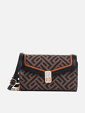 Mono Ll Sylvie 2 Compartment Large Cocoa Sling Bag