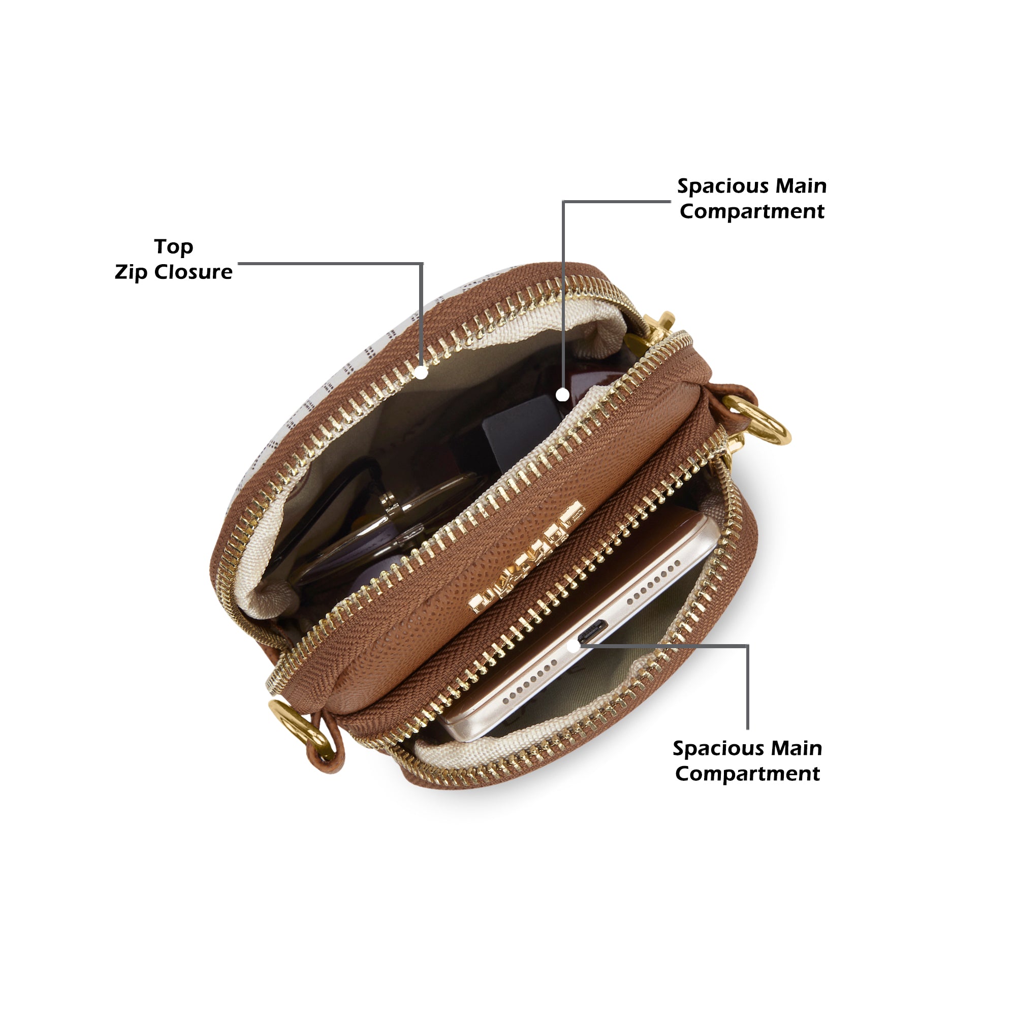 Lx Mono Mobile26 2C Ladies Handbag