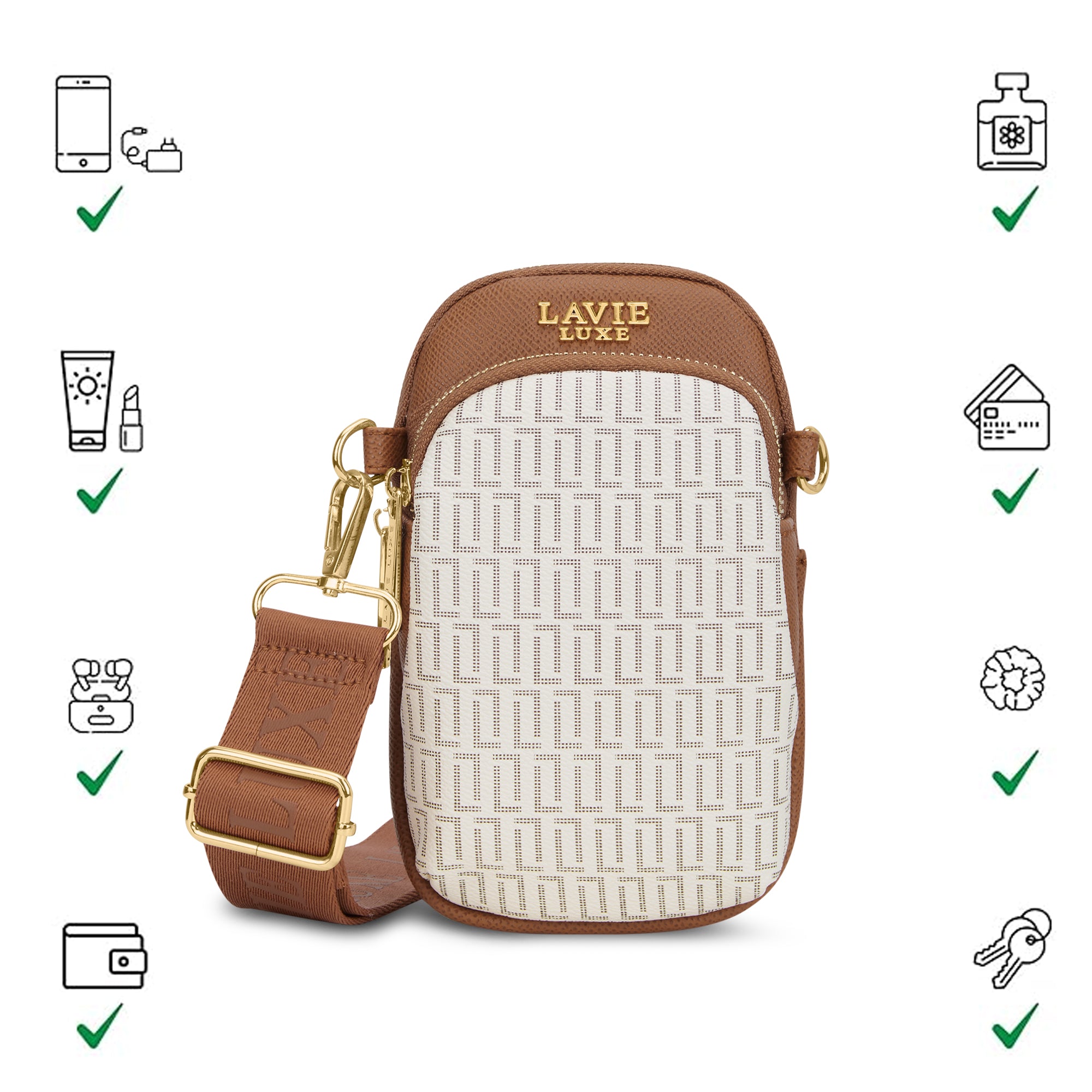 Lx Mono Mobile26 2C Ladies Handbag