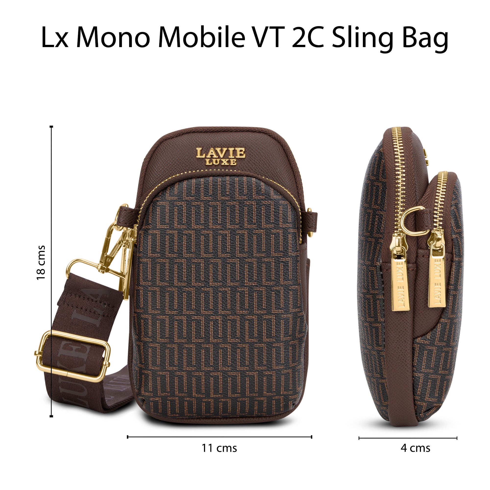 Lx Mono Mobile26 2C Ladies Handbag